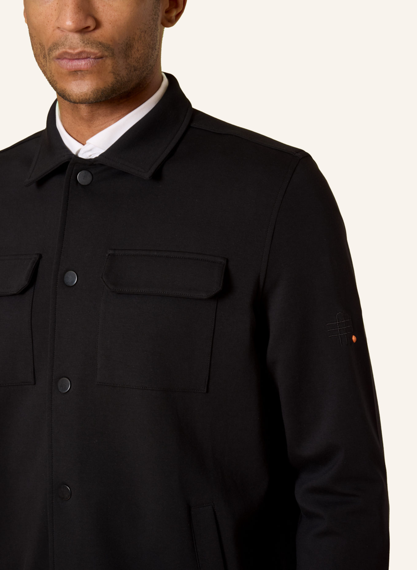 GEBAUER & GEBAUER Overshirt RYAN, Farbe: SCHWARZ (Bild 3)