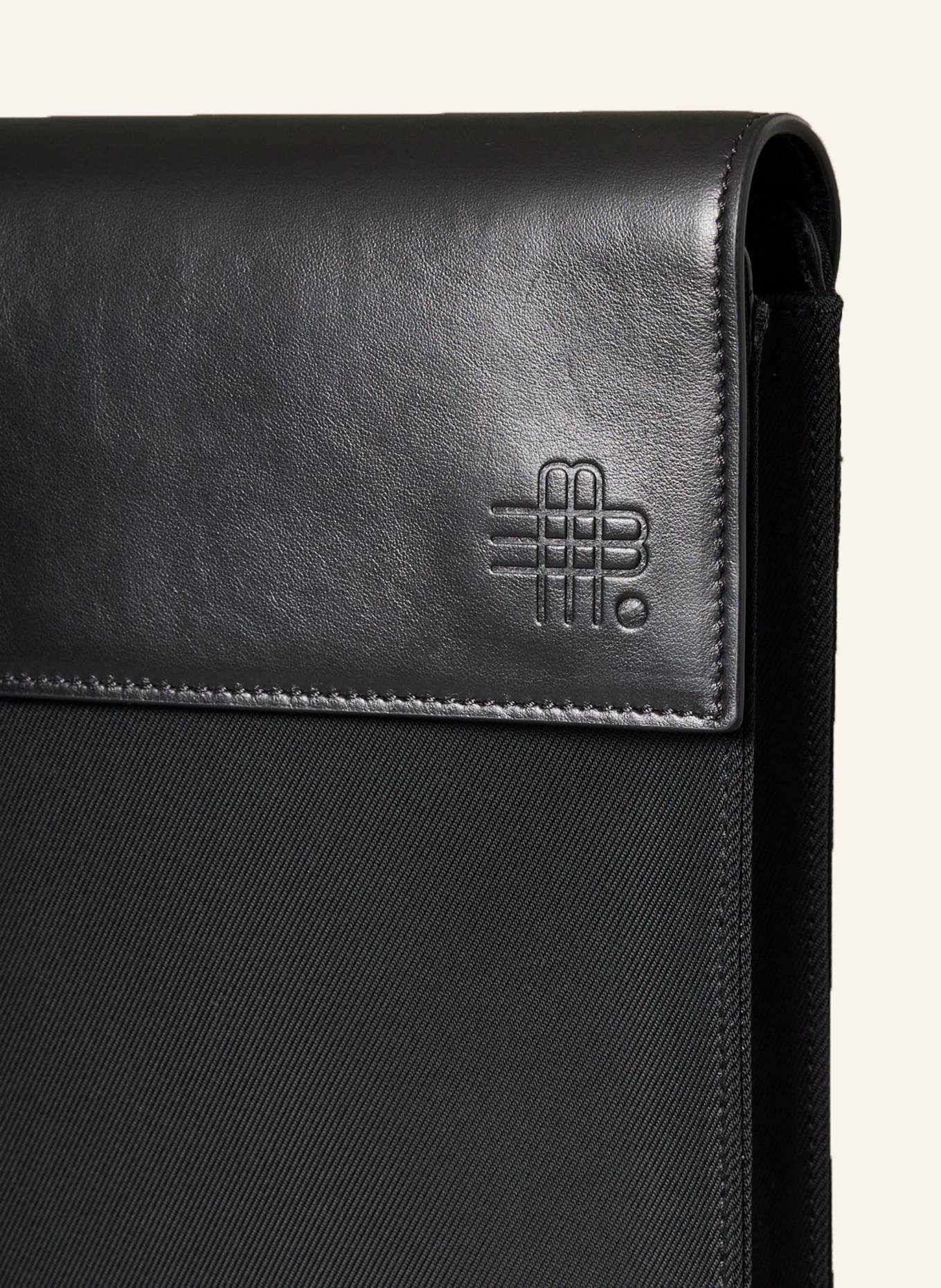 GEBAUER & GEBAUER Umhängetasche FREEMAN: SCHWARZ