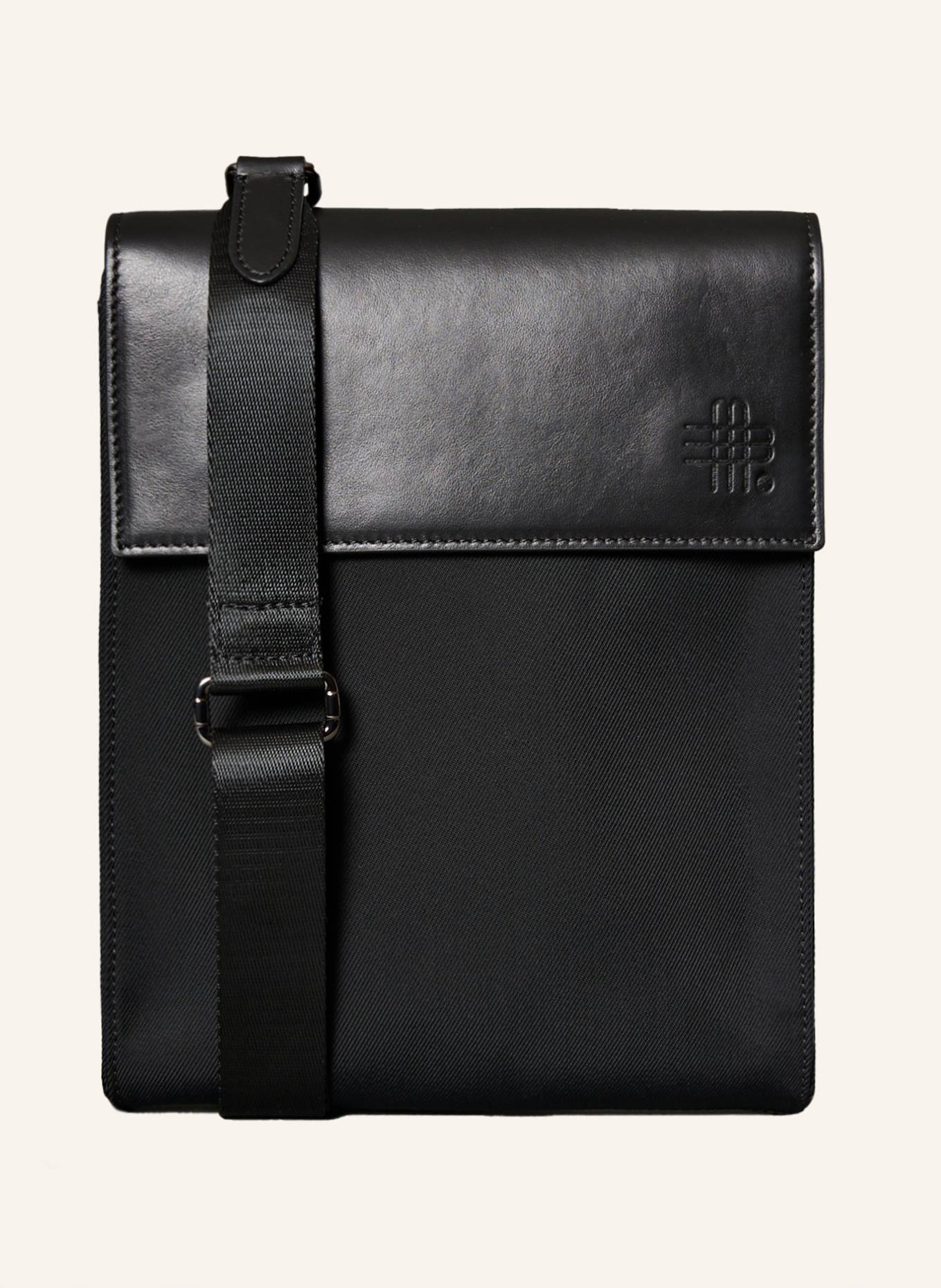 GEBAUER & GEBAUER Umhängetasche FREEMAN: SCHWARZ