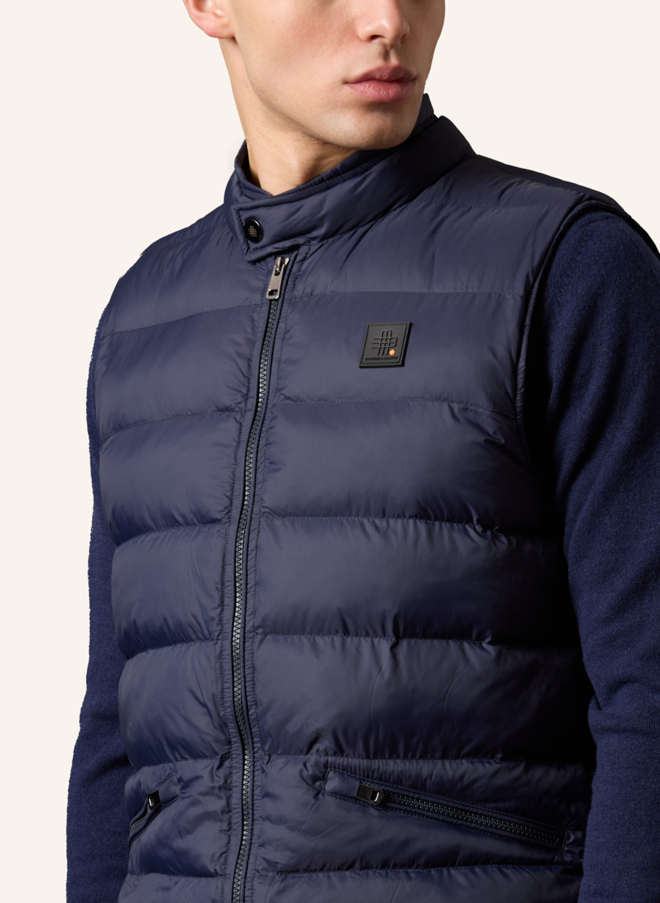 GEBAUER & GEBAUER Weste CLUB: BLAU