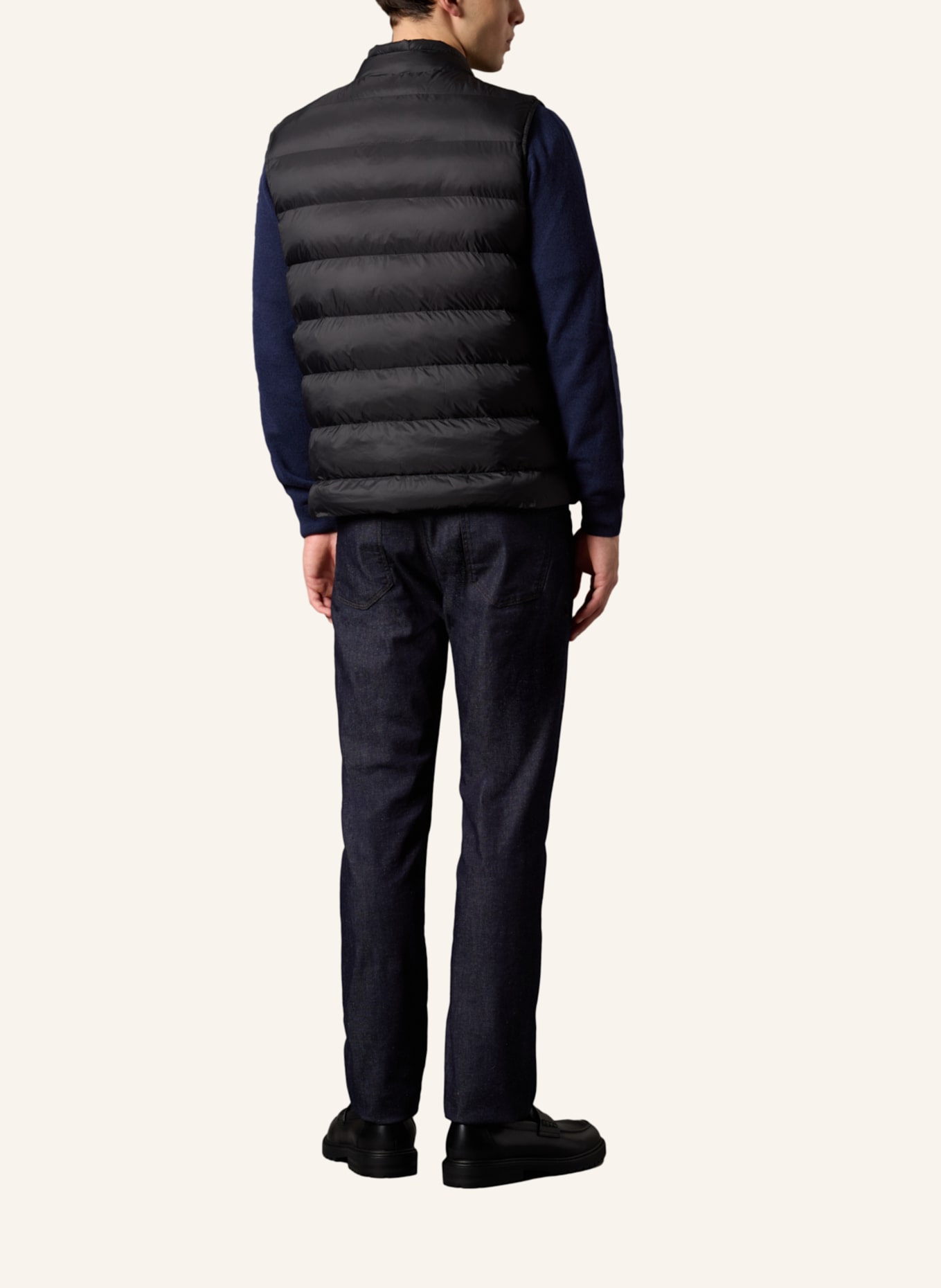 GEBAUER & GEBAUER Weste CLUB: SCHWARZ