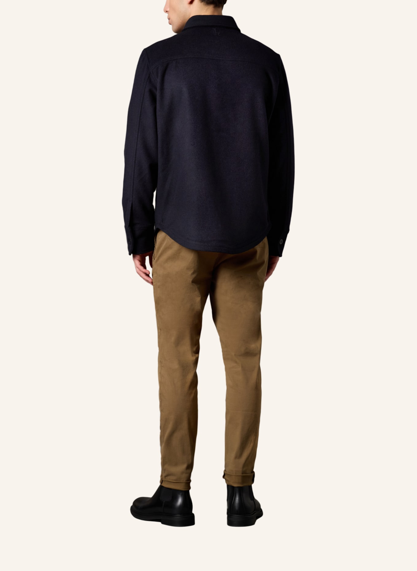 GEBAUER & GEBAUER Overjacket CORTIVO: DUNKELBLAU