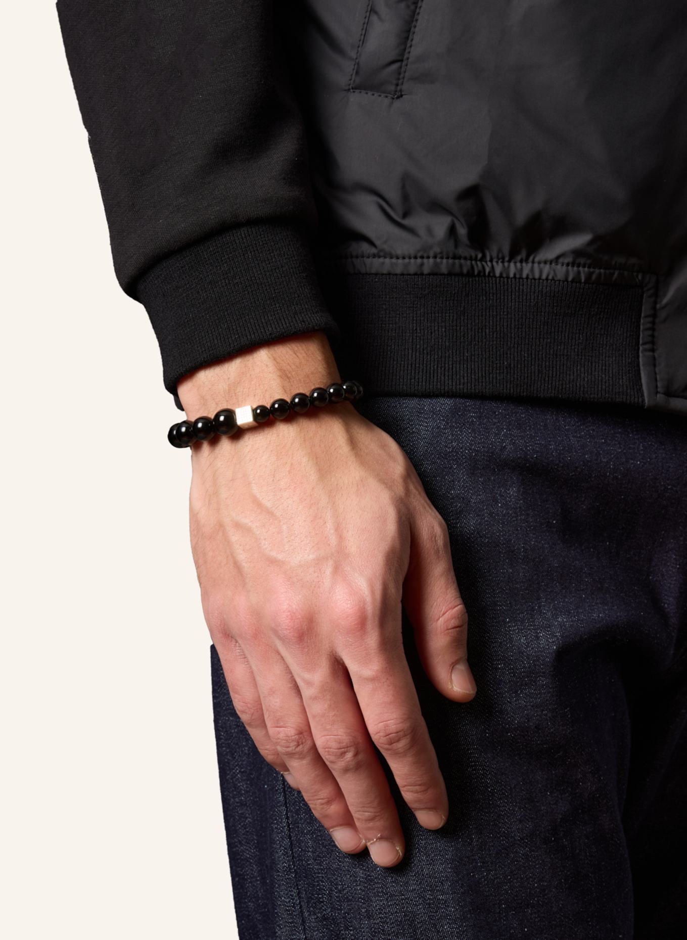 GEBAUER & GEBAUER Armband OURBOROUS: SCHWARZ