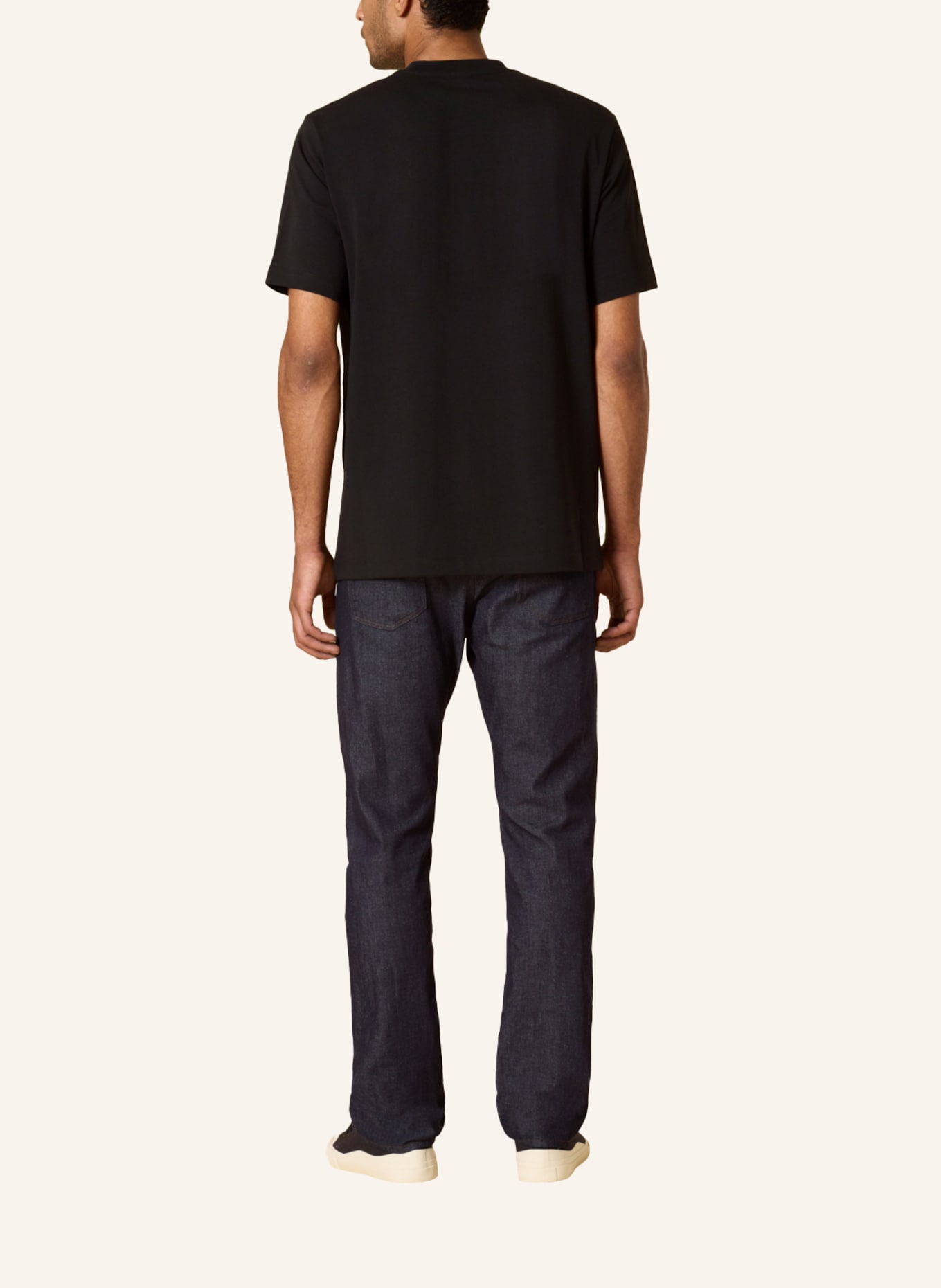 GEBAUER & GEBAUER T-Shirt FLAMINGO: SCHWARZ