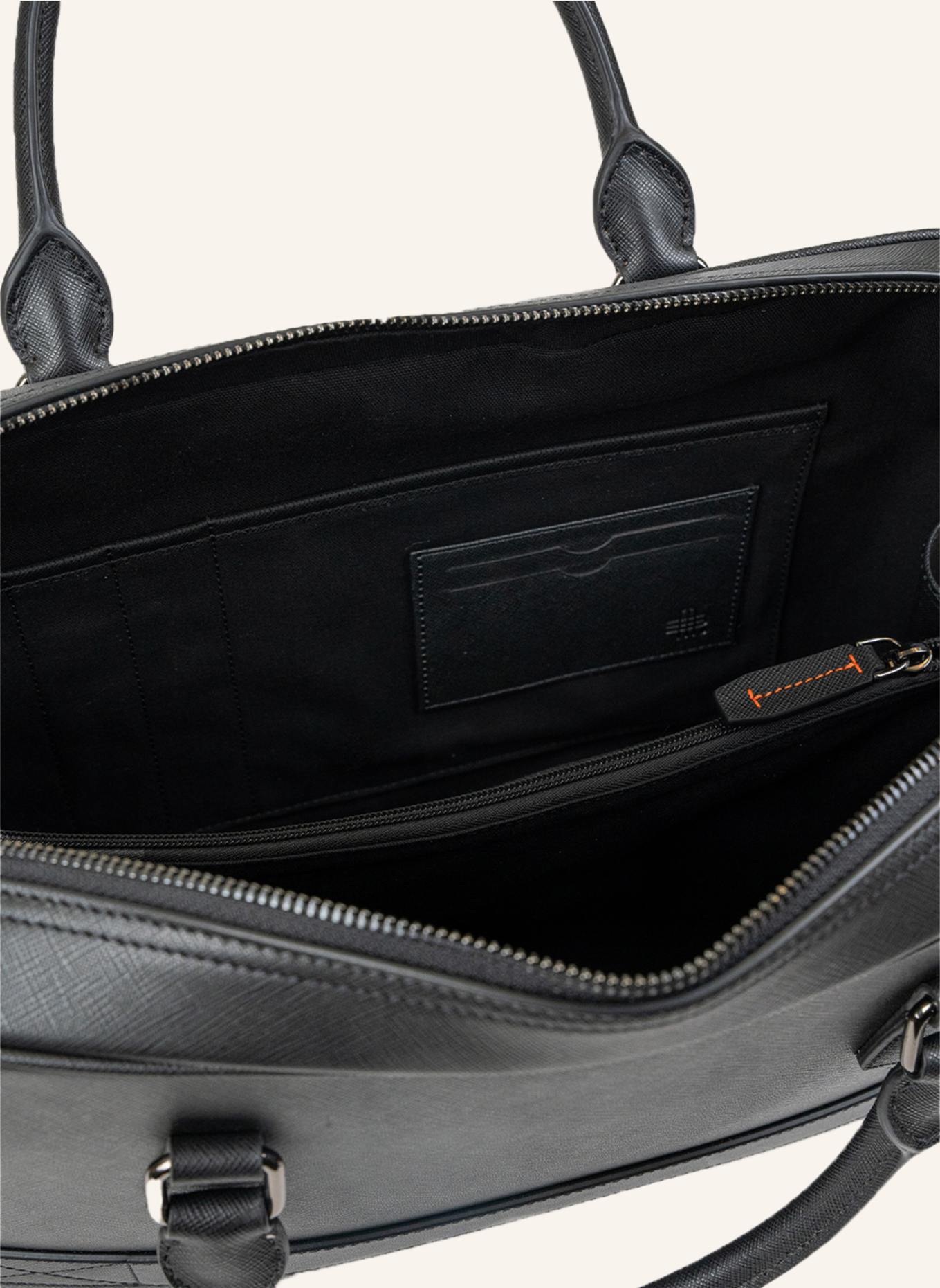 GEBAUER & GEBAUER Saffiano Business-Tasche ATELIER: SCHWARZ