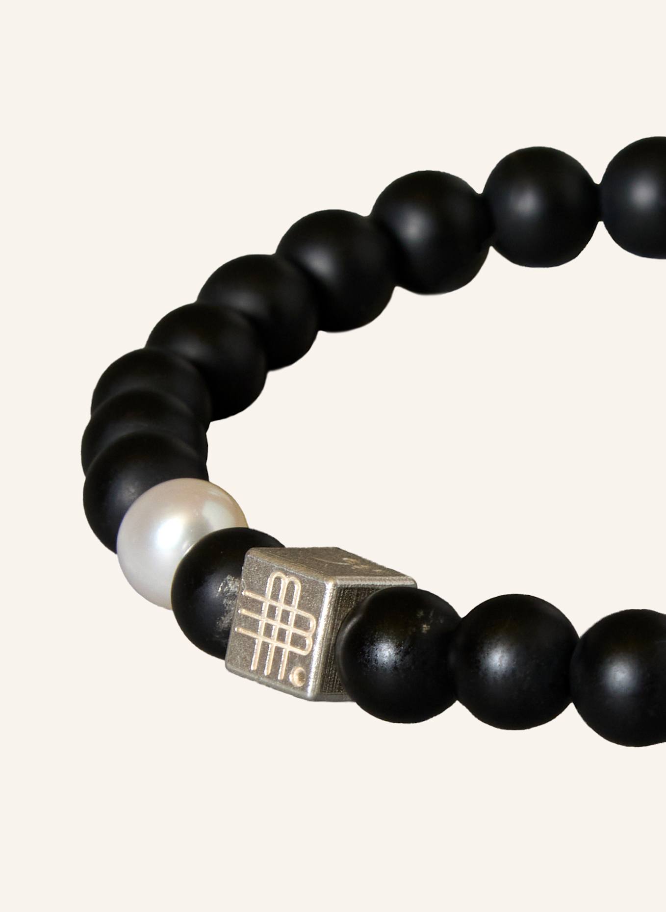 GEBAUER & GEBAUER Armband PEARL: SCHWARZ