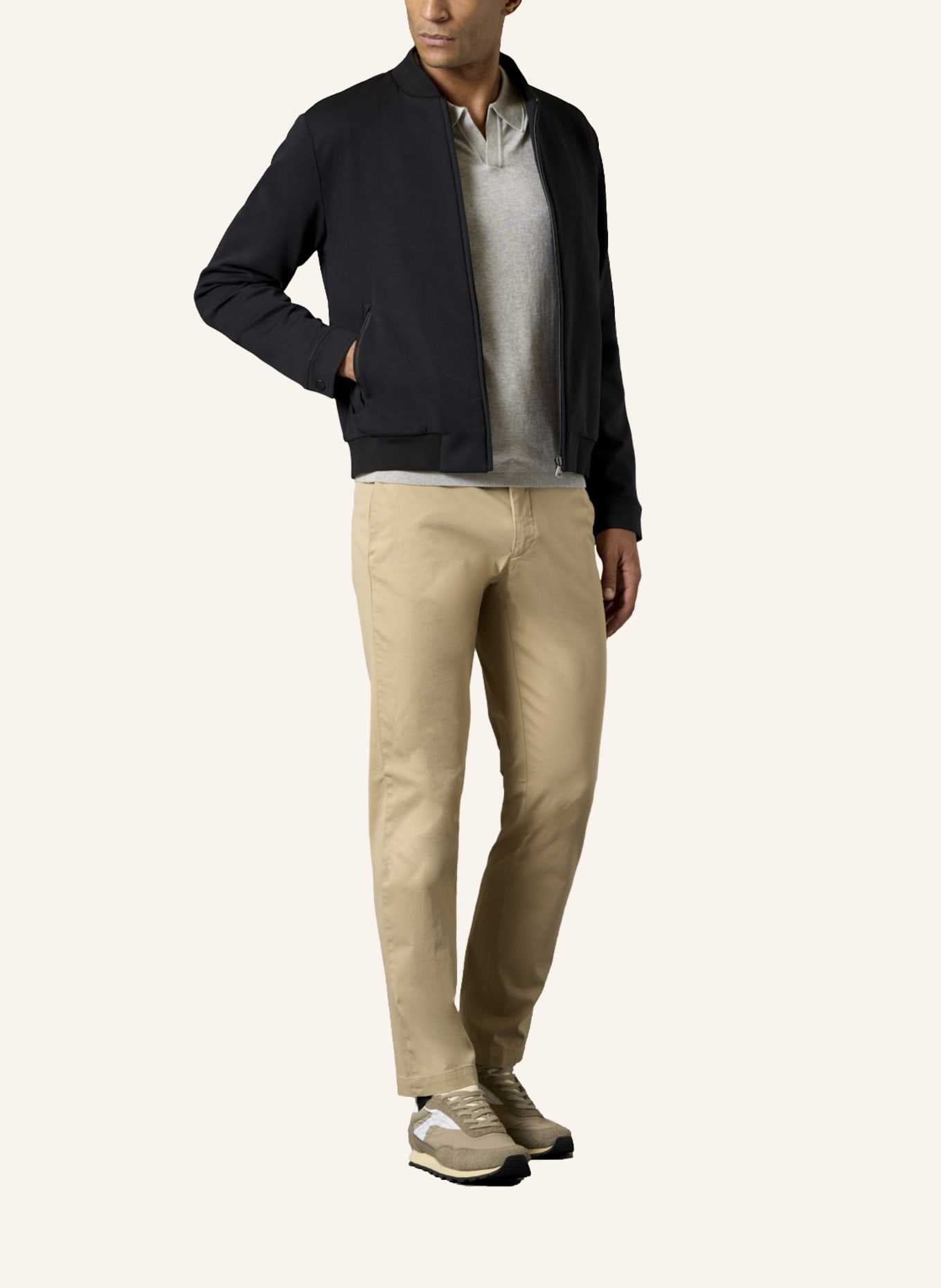 GEBAUER & GEBAUER Blouson CHANGER: SCHWARZ