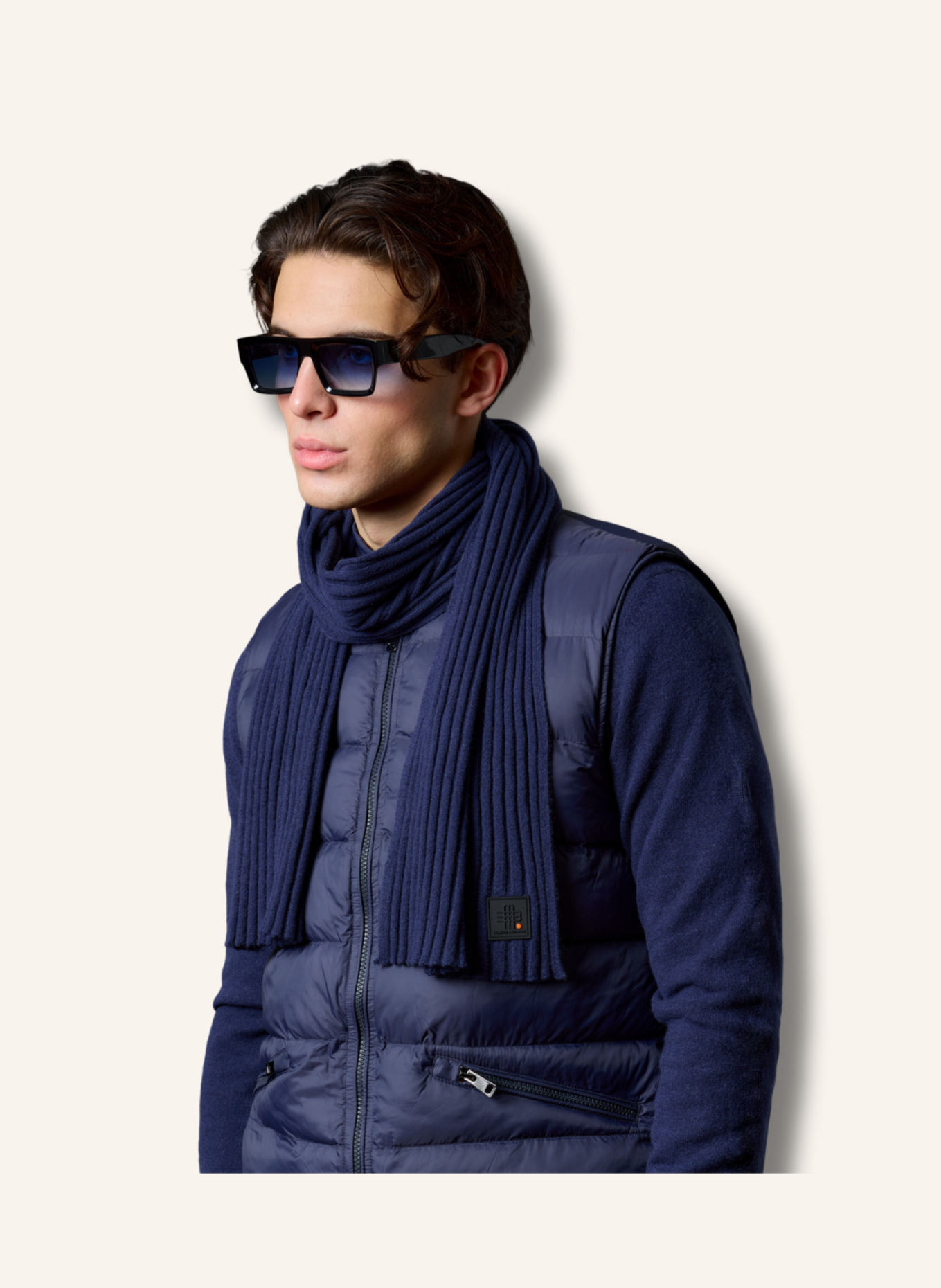 GEBAUER & GEBAUER Schal COZY: BLAU