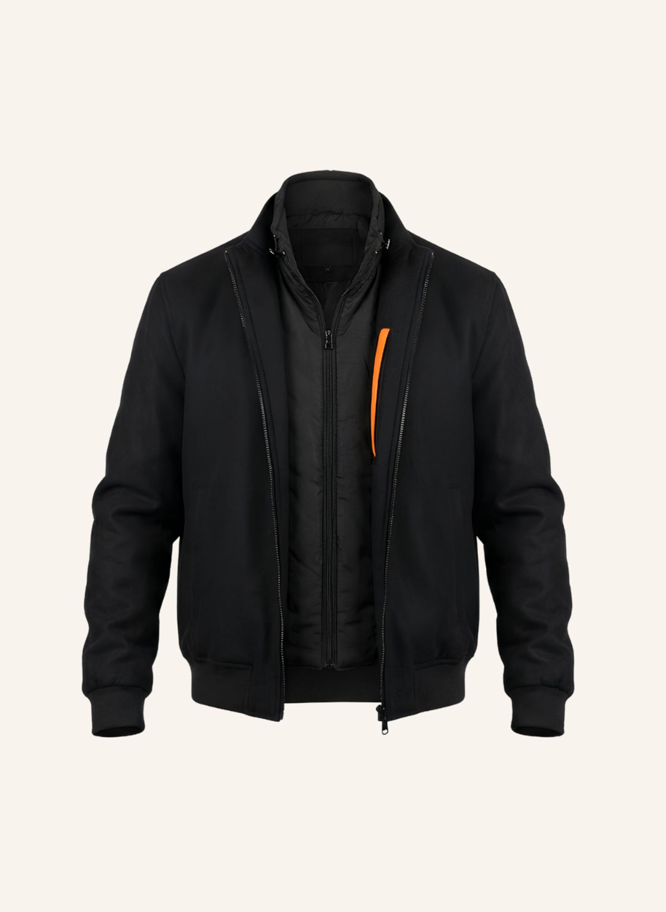 GEBAUER & GEBAUER Blouson UNDERCOVER: SCHWARZ