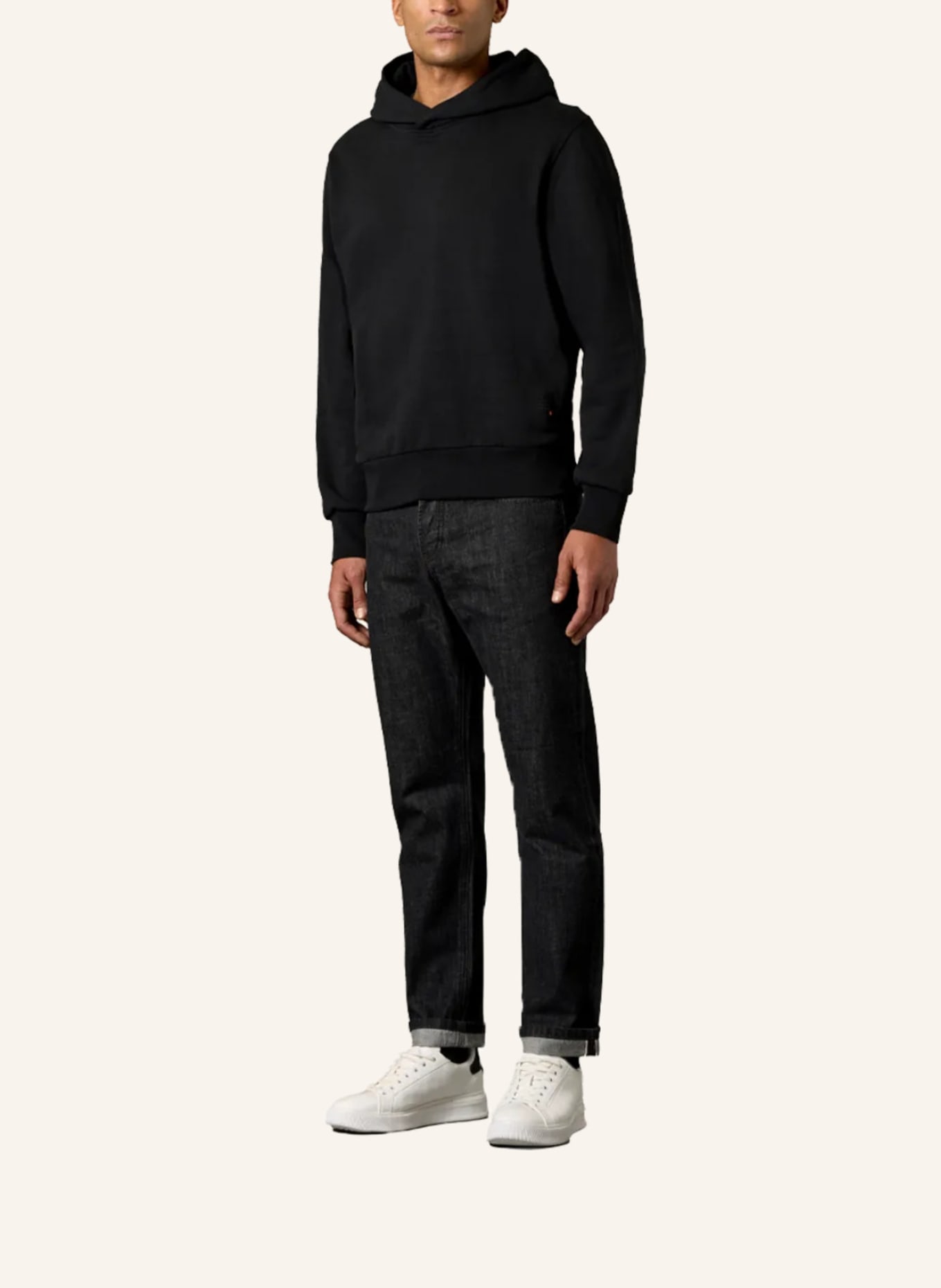 GEBAUER & GEBAUER Hoodie CUBE: SCHWARZ