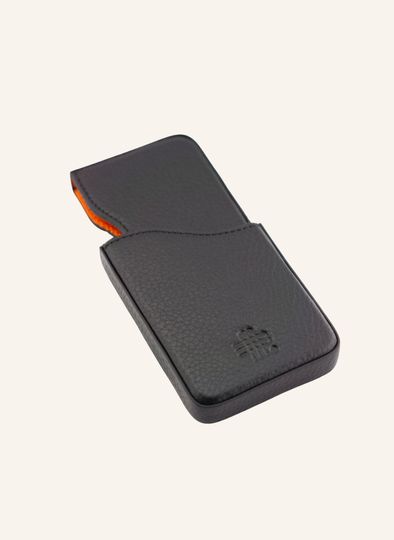 GEBAUER & GEBAUER Leder-Kartenetui NEO: SCHWARZ