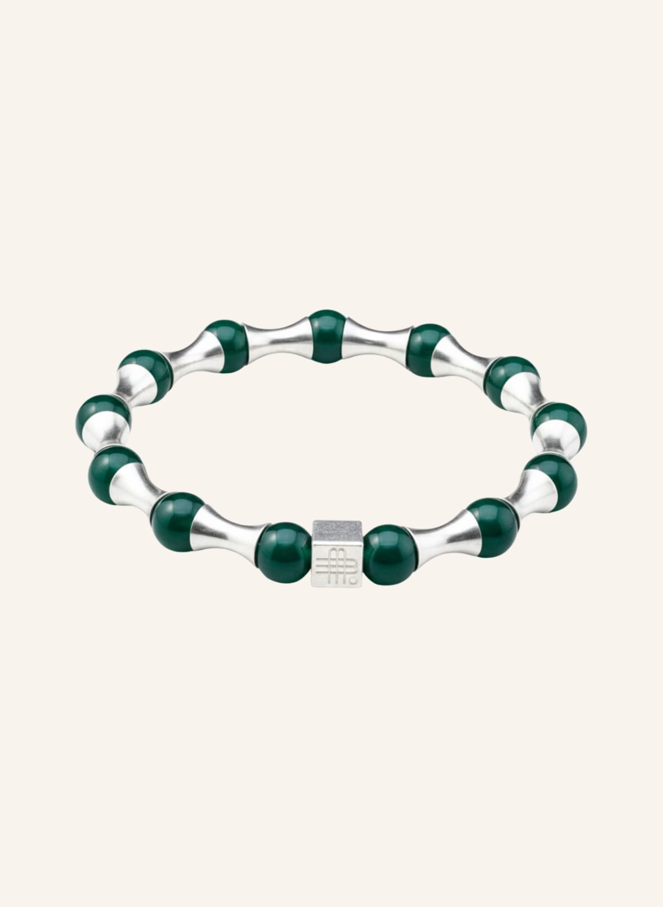 GEBAUER & GEBAUER Armband WAVE: SCHWARZ/ DUNKELBLAU/ DUNKELGRÜN