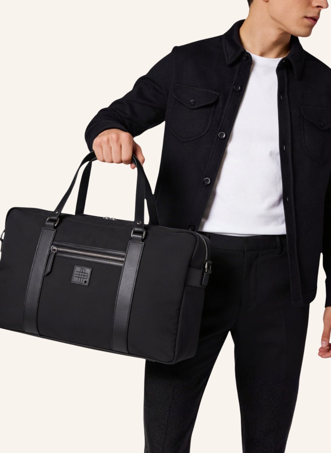 GEBAUER & GEBAUER Weekender CITY: SCHWARZ