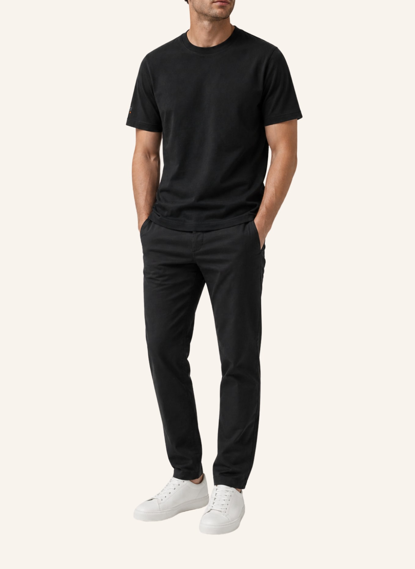 GEBAUER & GEBAUER Oversize T-Shirt TIMECODE: SCHWARZ