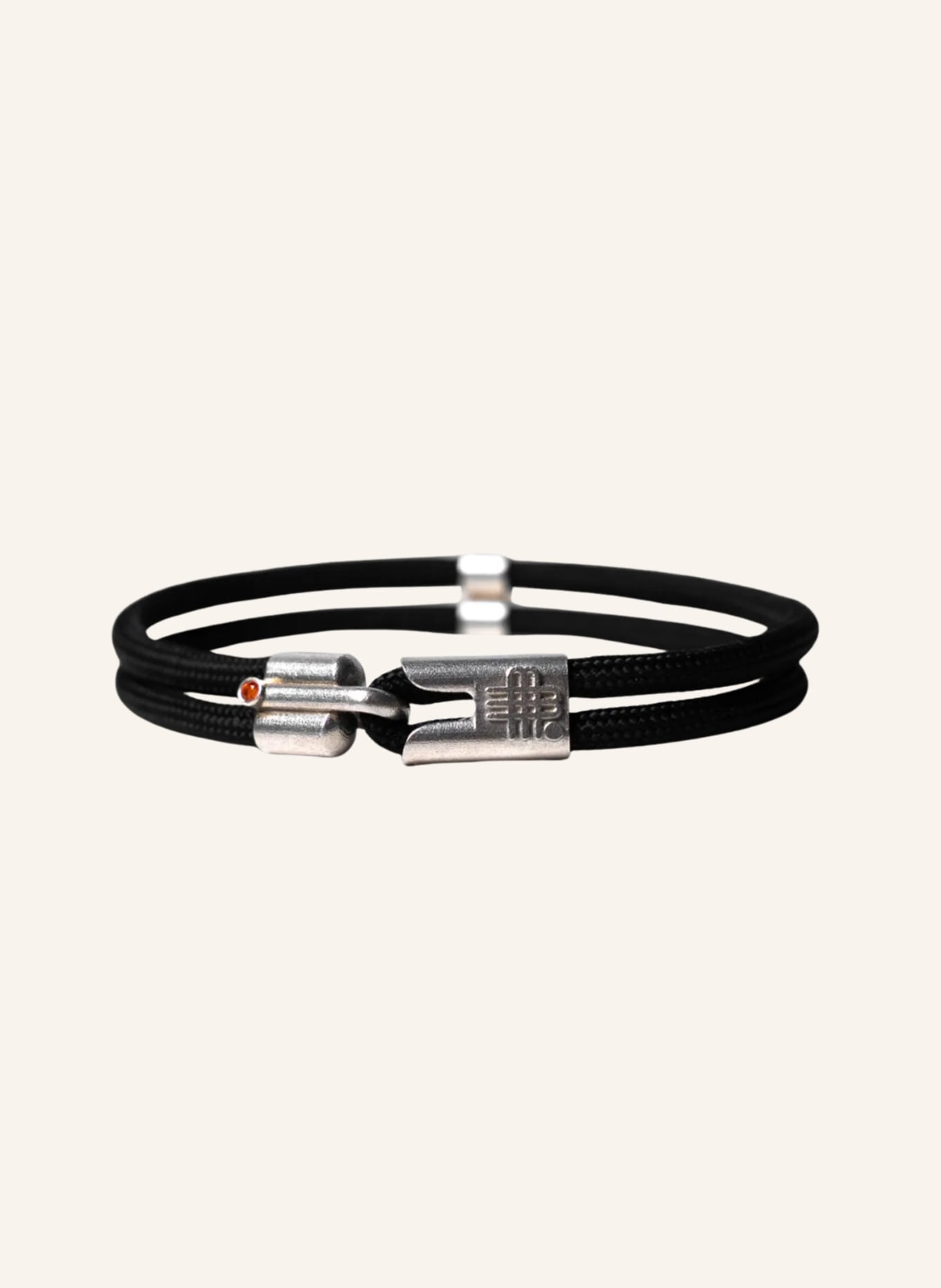 GEBAUER & GEBAUER Armband Portofino: SCHWARZ