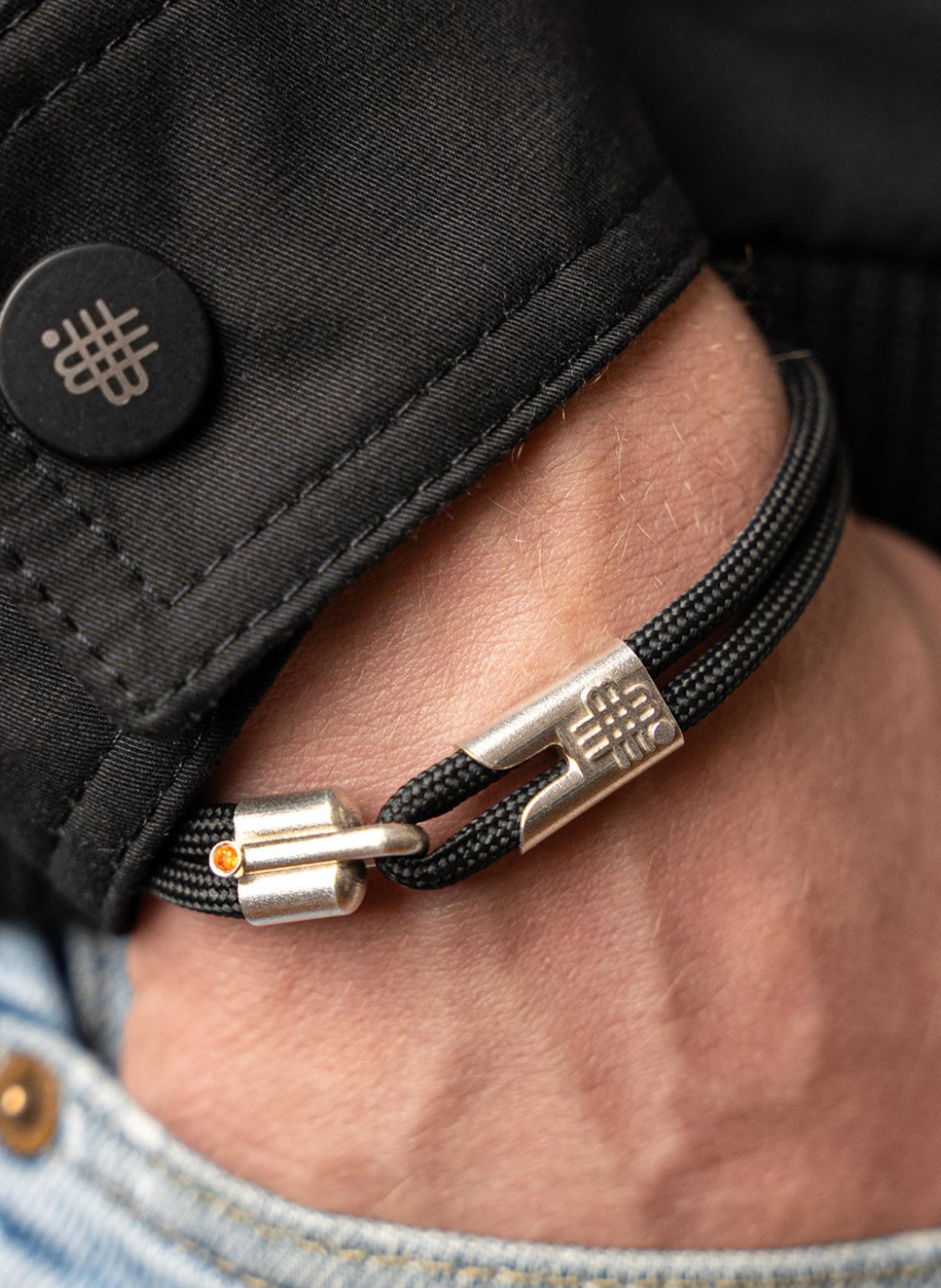 GEBAUER & GEBAUER Armband Portofino: SCHWARZ