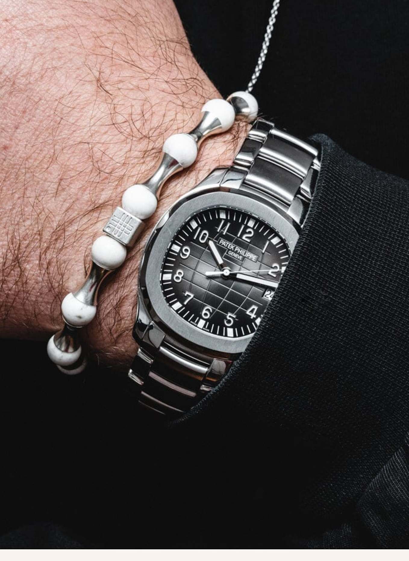 GEBAUER & GEBAUER Armband SNOW WAVE - 925 sterlingzilver: WIT