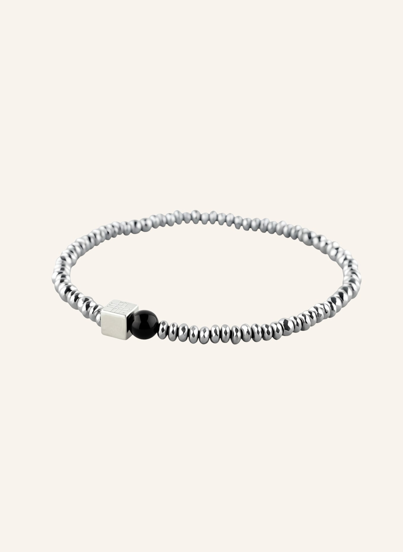 GEBAUER & GEBAUER Armband TITAN SCHWARZ - 925er Sterlingsilber: SCHWARZ