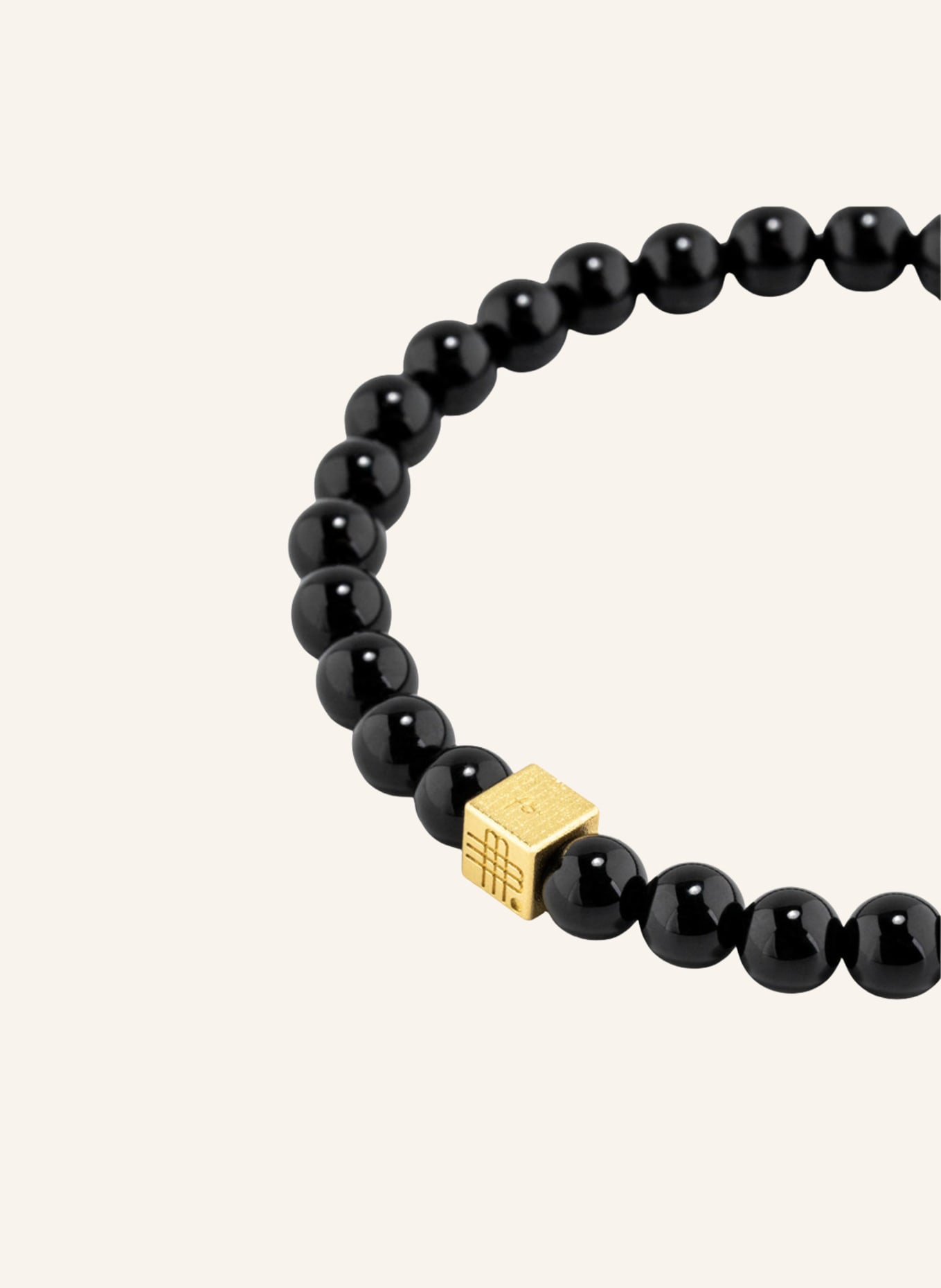 GEBAUER & GEBAUER Armband Toxic Gold - 750 goud: ZWART