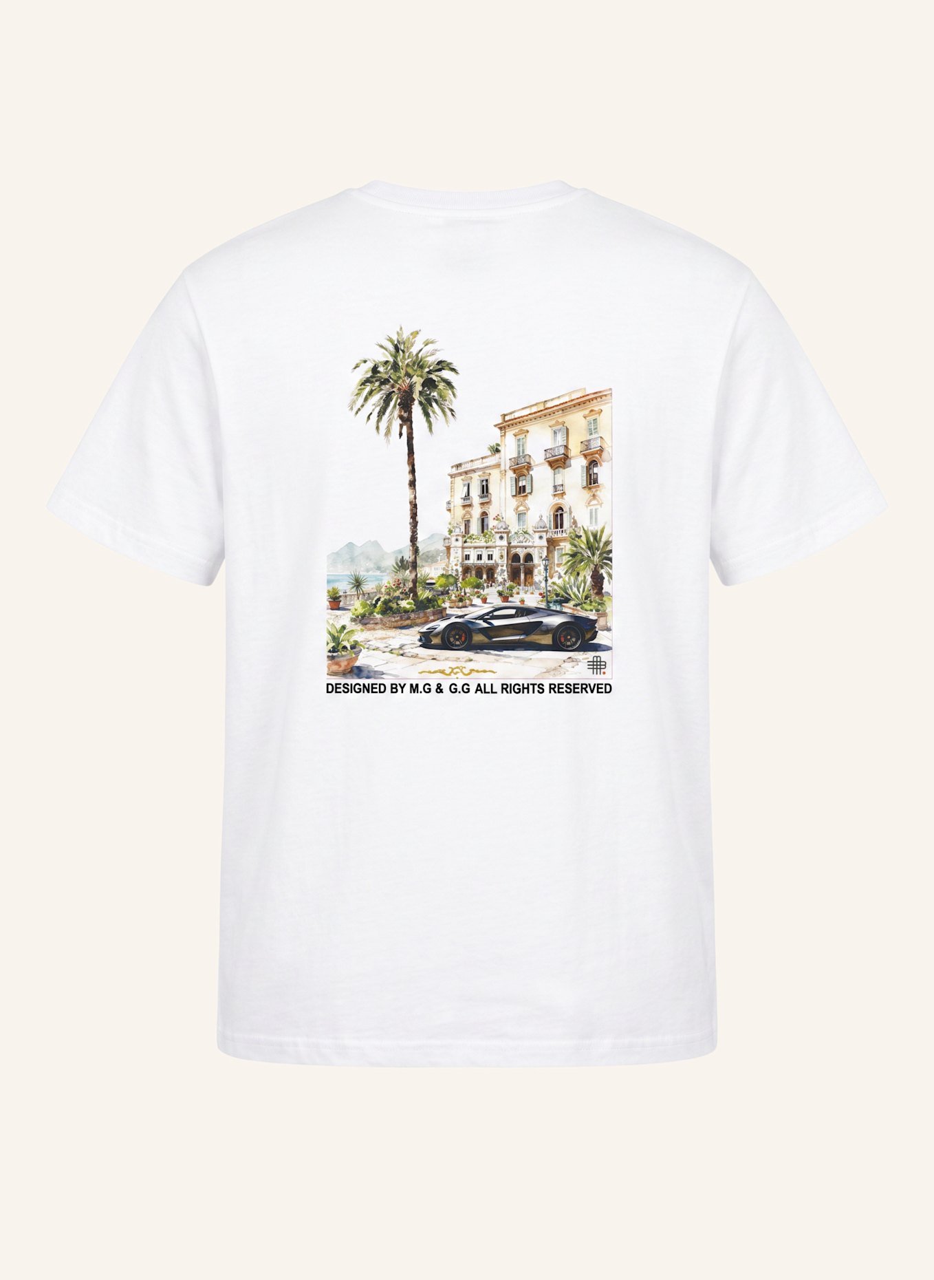 GEBAUER & GEBAUER T-Shirt Riviera: WEISS