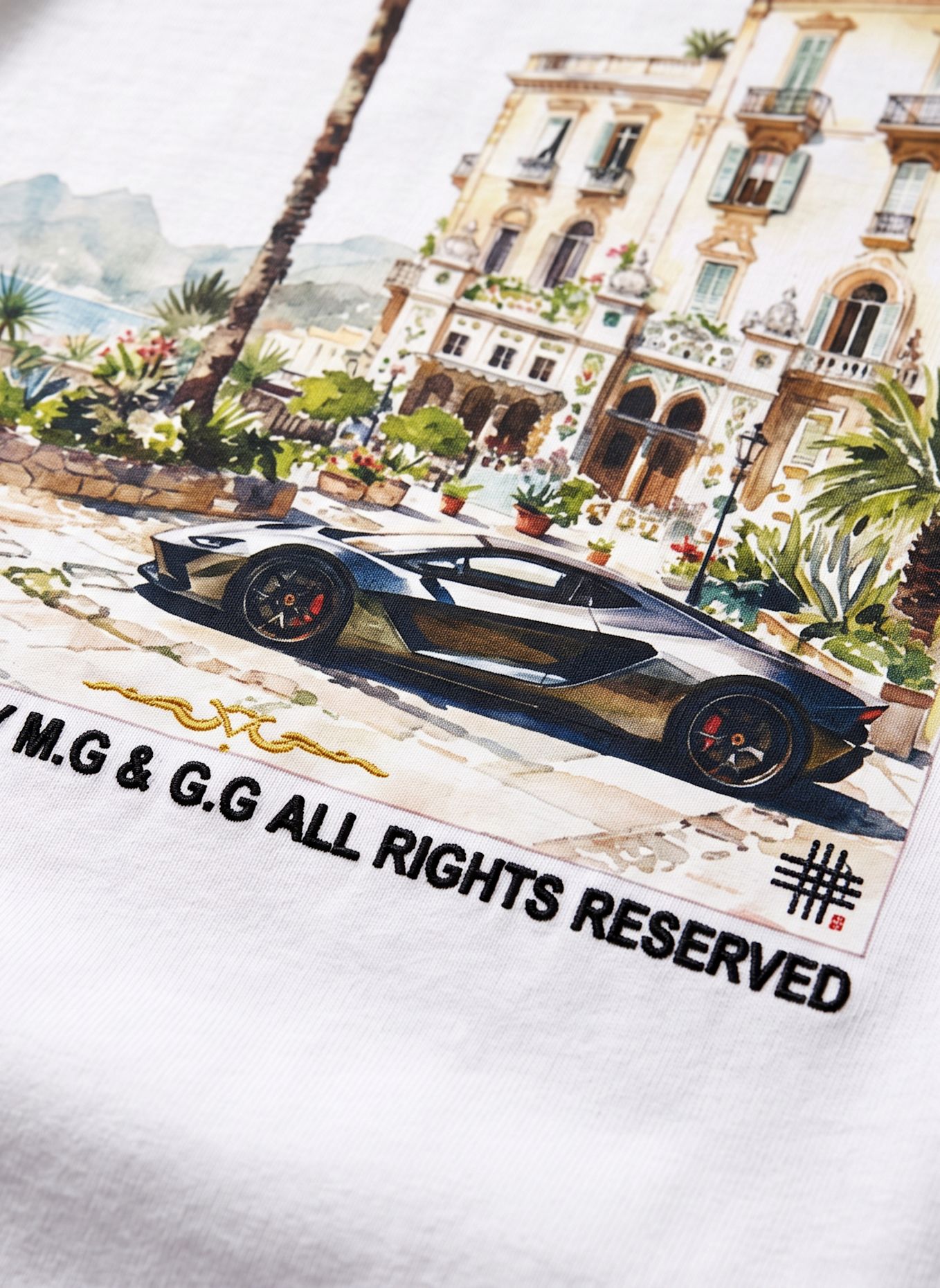 GEBAUER & GEBAUER Riviera T-shirt: WHITE