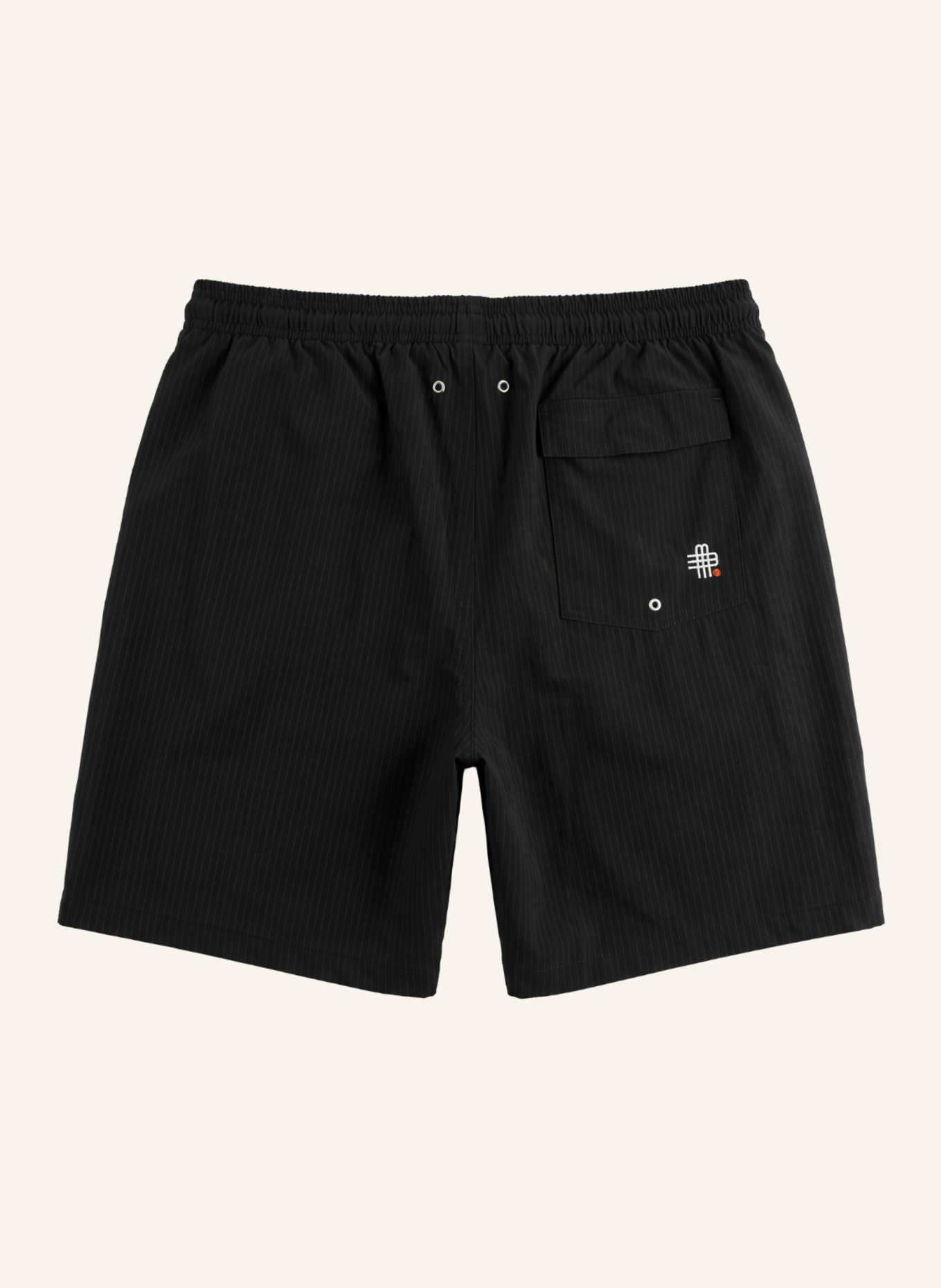 GEBAUER & GEBAUER Badeshorts CAPRI: SCHWARZ
