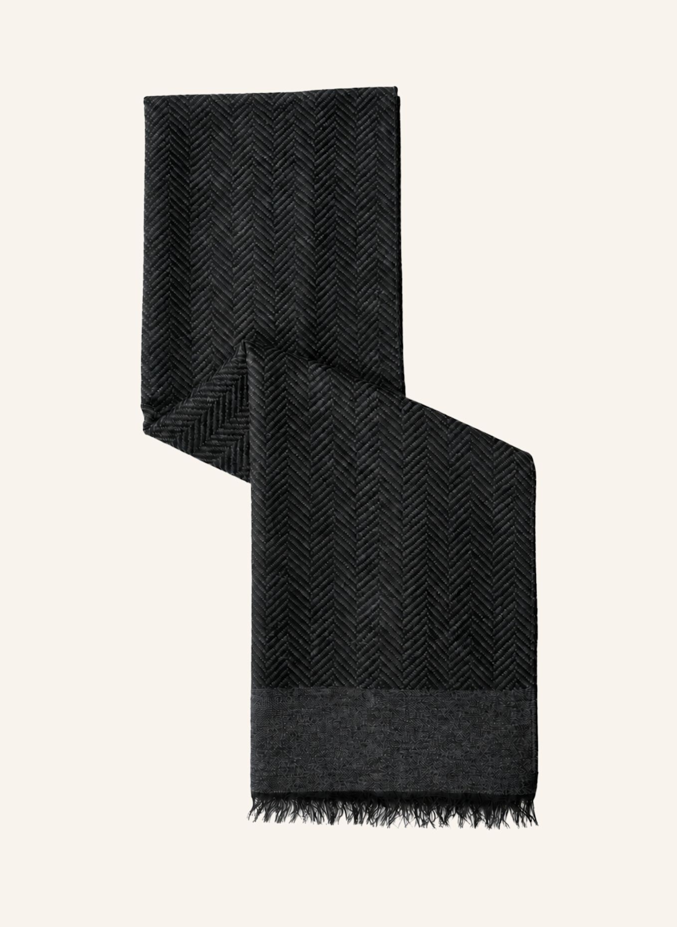 GEBAUER & GEBAUER HAMILTON Scarf: BLACK