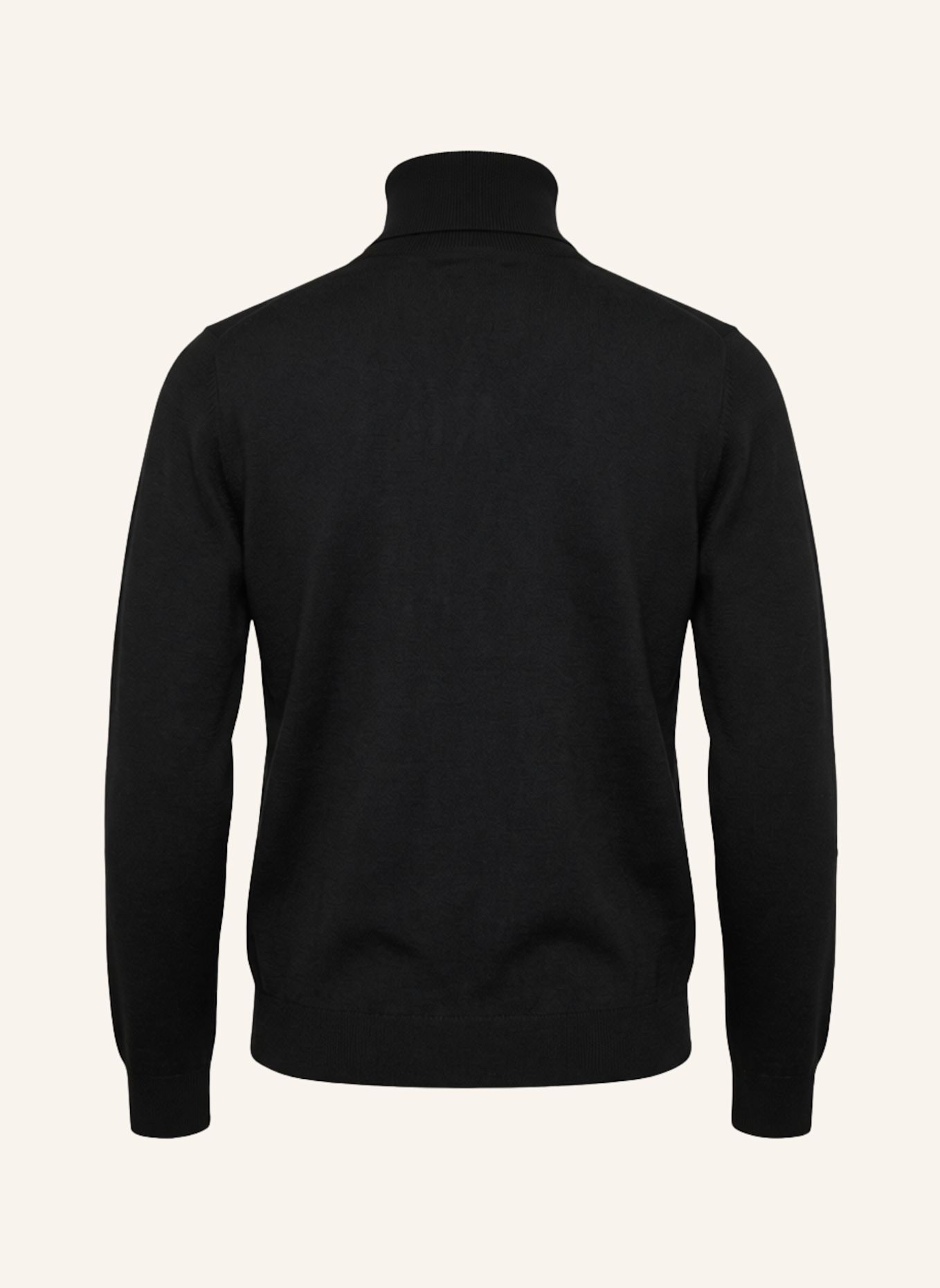 GEBAUER & GEBAUER Rollkragenpullover ROY: SCHWARZ