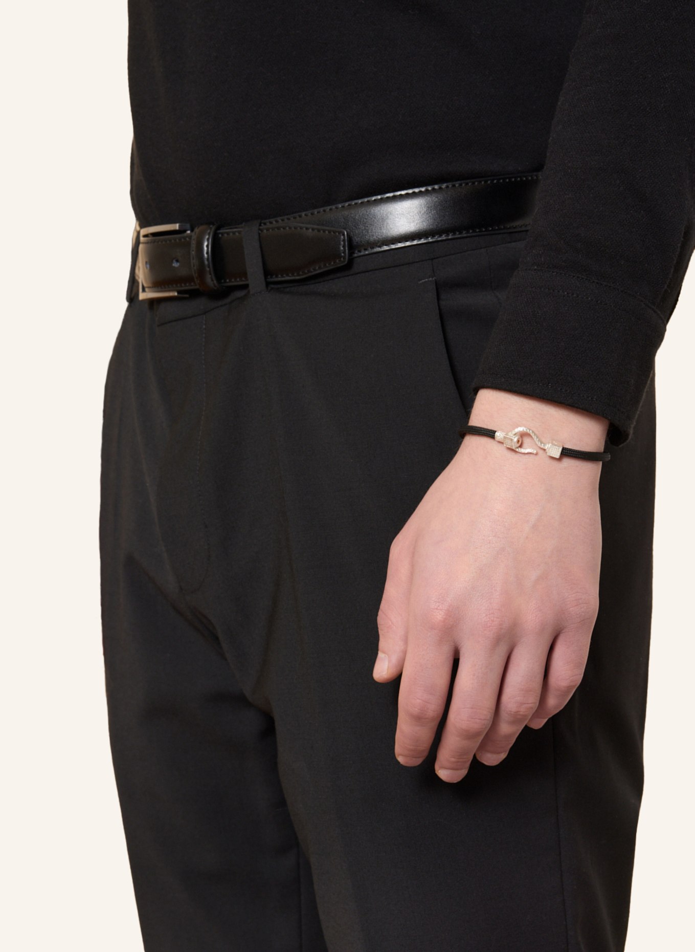 GEBAUER & GEBAUER Armband SEA: SCHWARZ