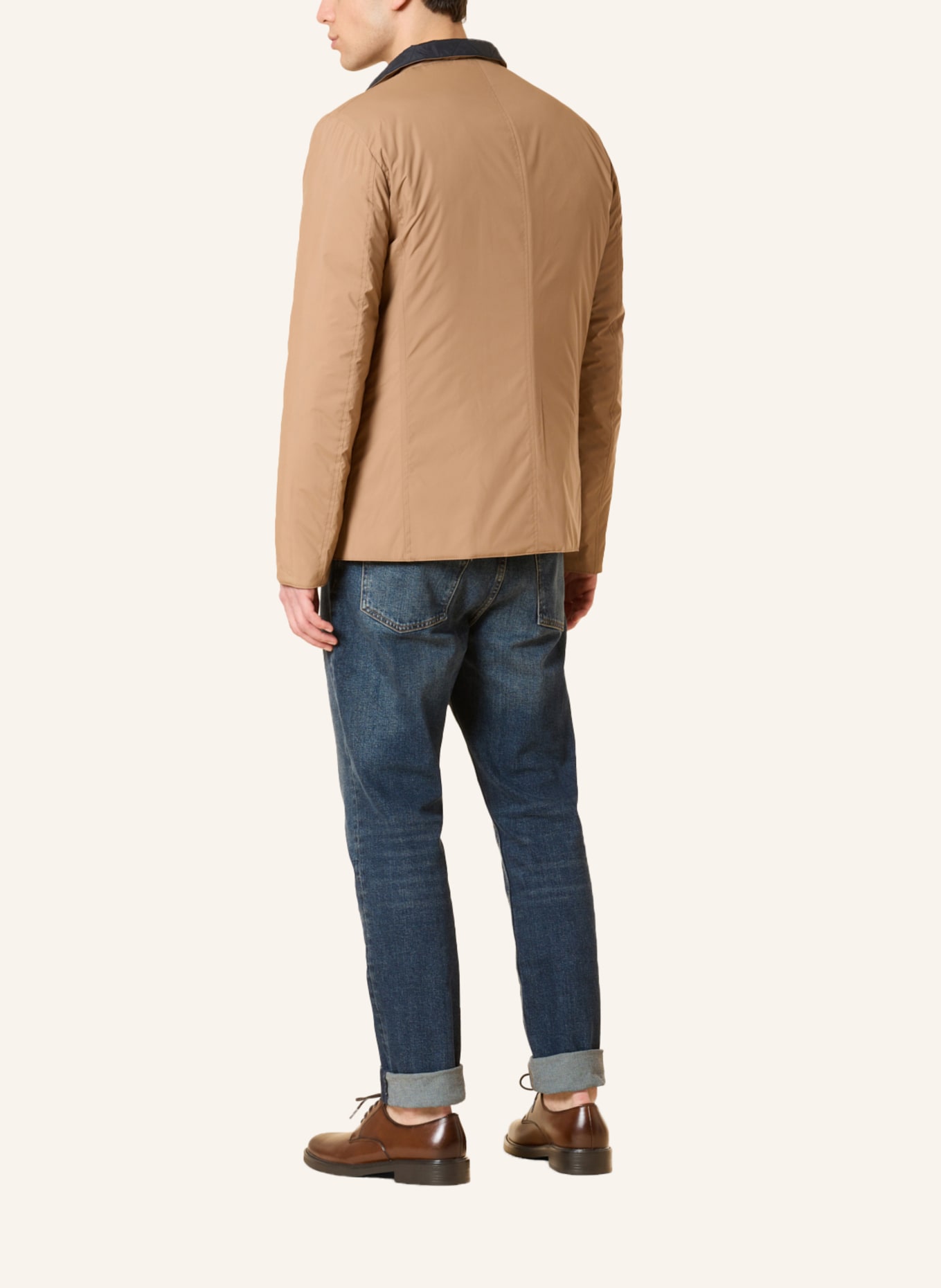 GEBAUER & GEBAUER Jacke zum Wenden HAMPTONS: CAMEL/ DUNKELBLAU