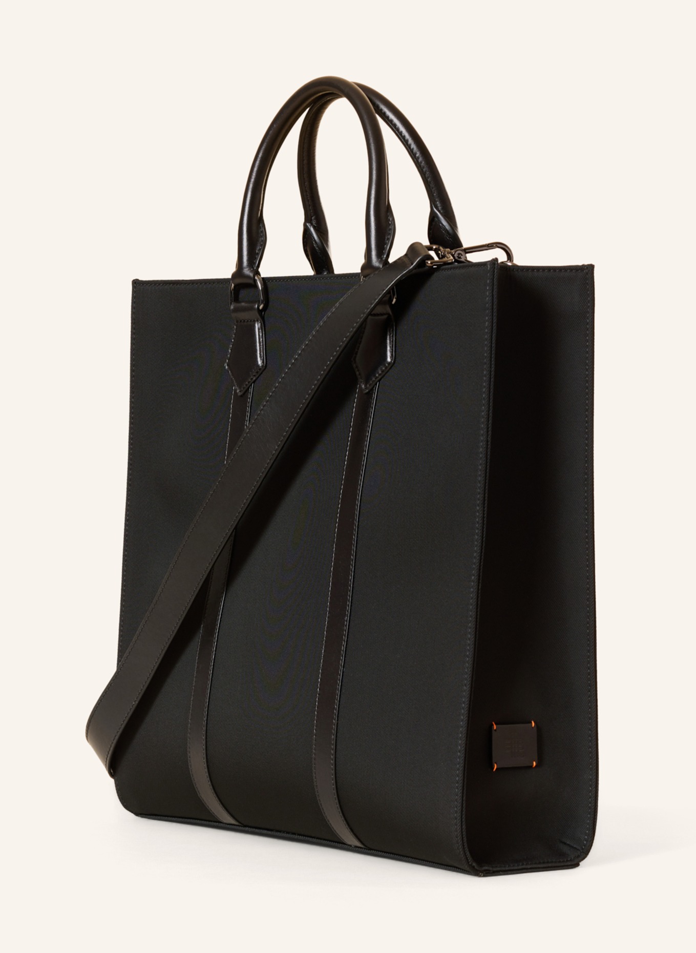 GEBAUER & GEBAUER Shopper LAGO: SCHWARZ/ ORANGE