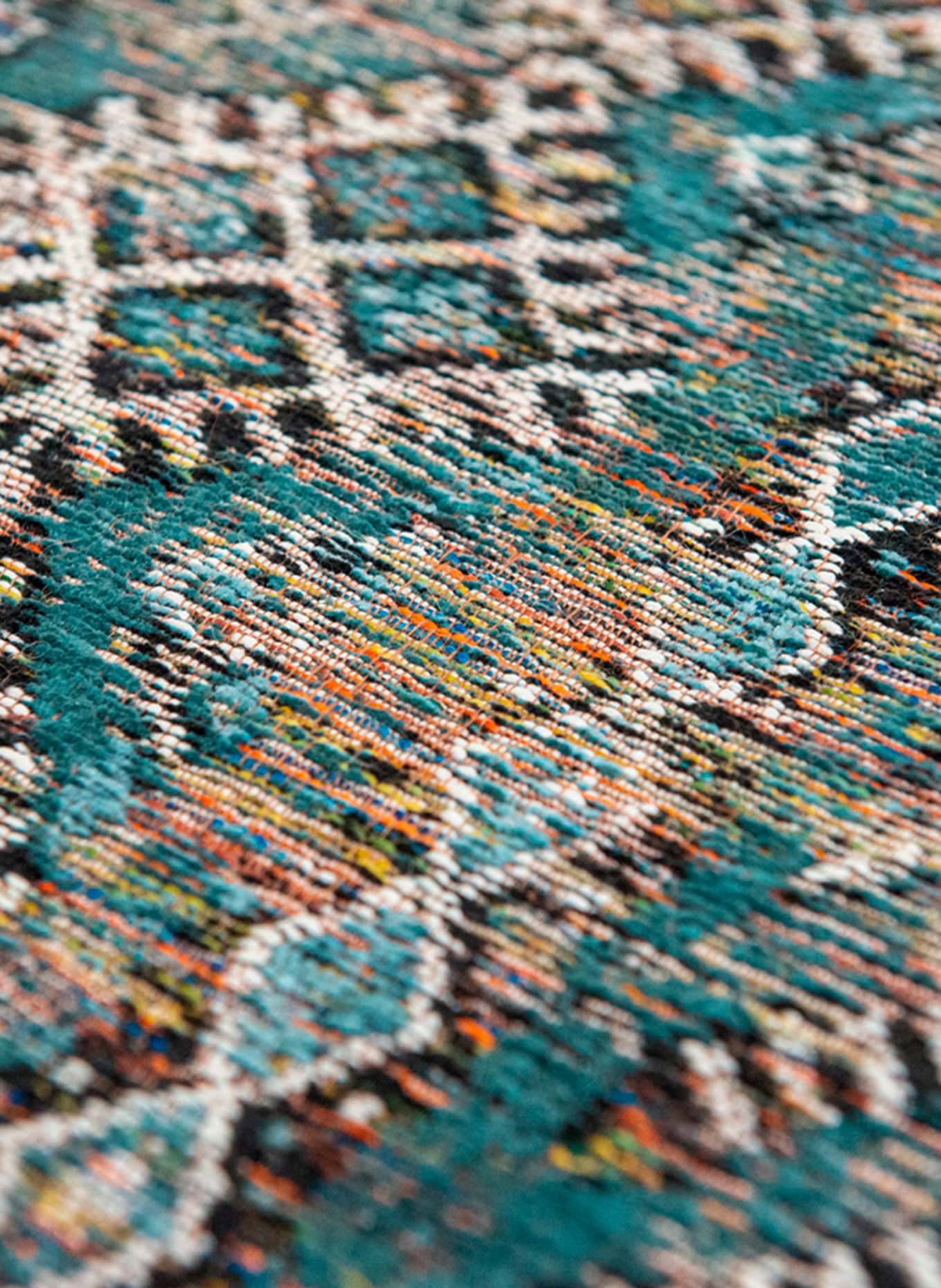 louis de poortere Teppich ANTIQUARIAN KILIM: BLAU