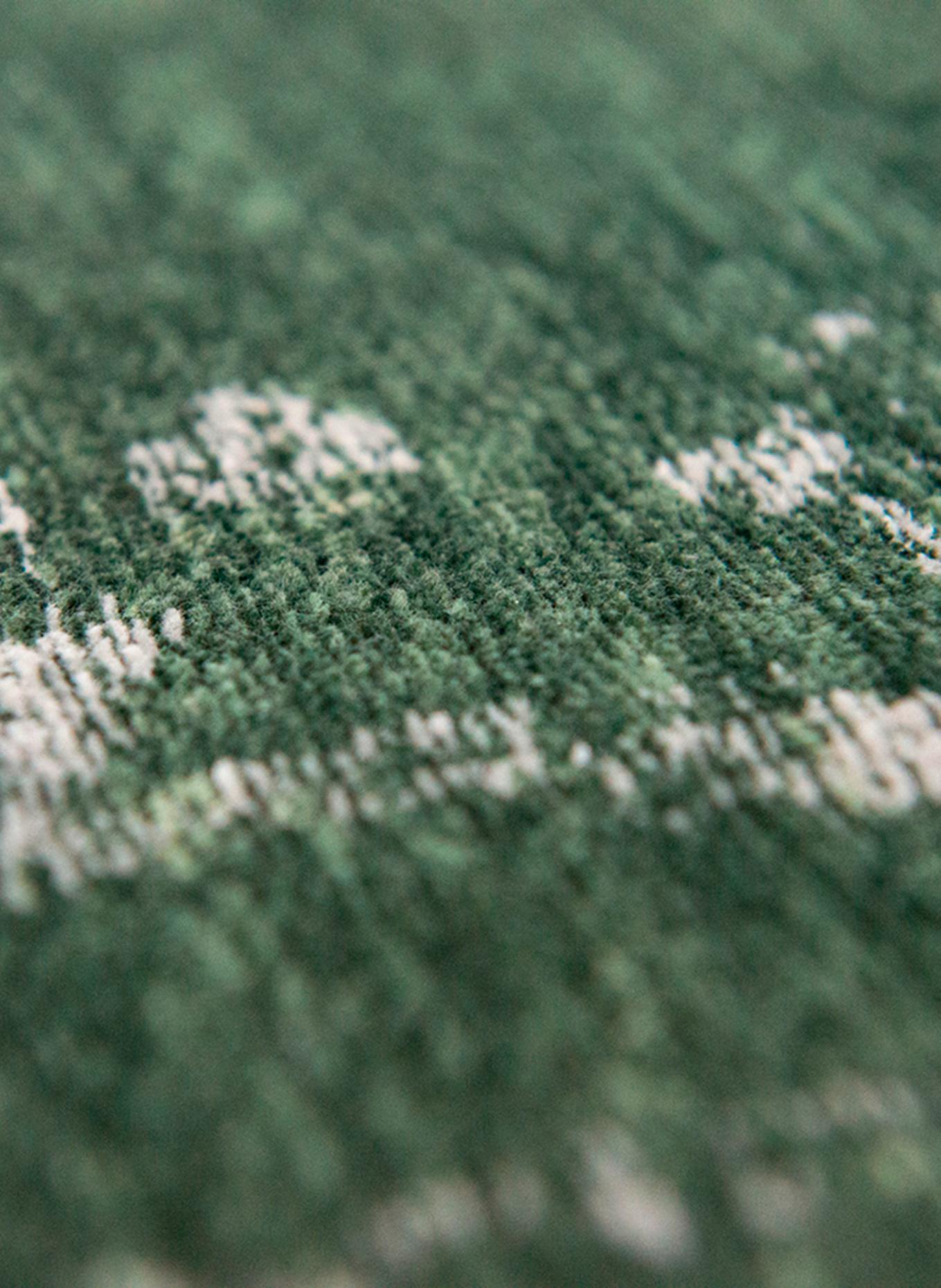 louis de poortere Teppich FADING WORLD MEDALLION: GRÜN