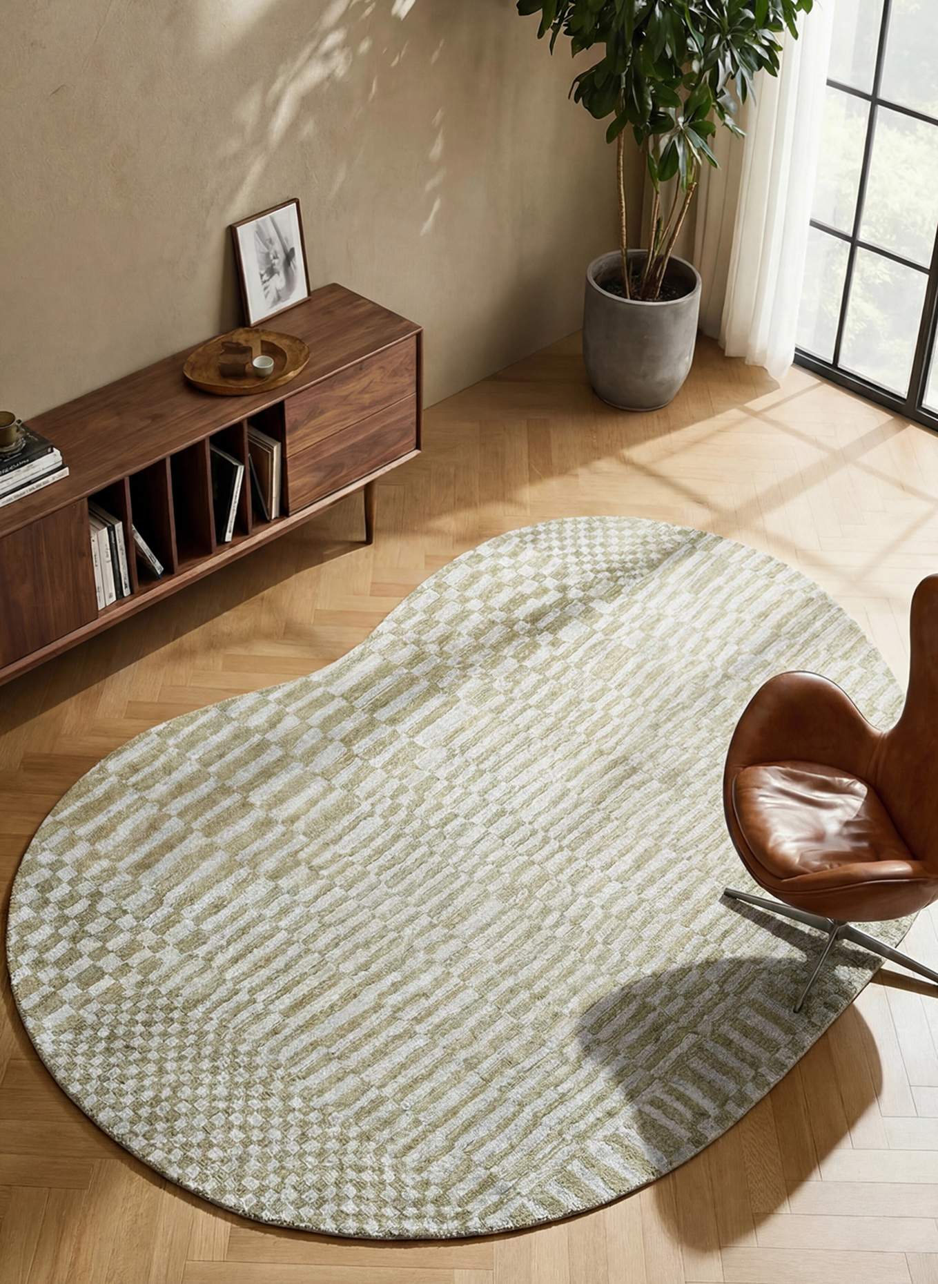 louis de poortere Teppich STRUCTURES BERBER: BEIGE