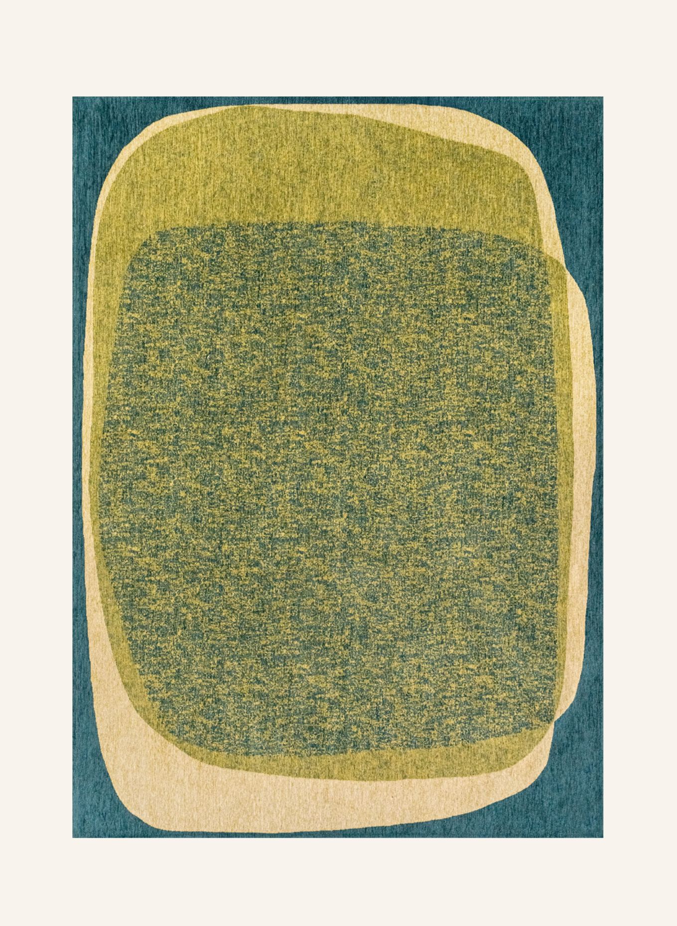 louis de poortere Teppich CRAFT MARBLE: GRÜN