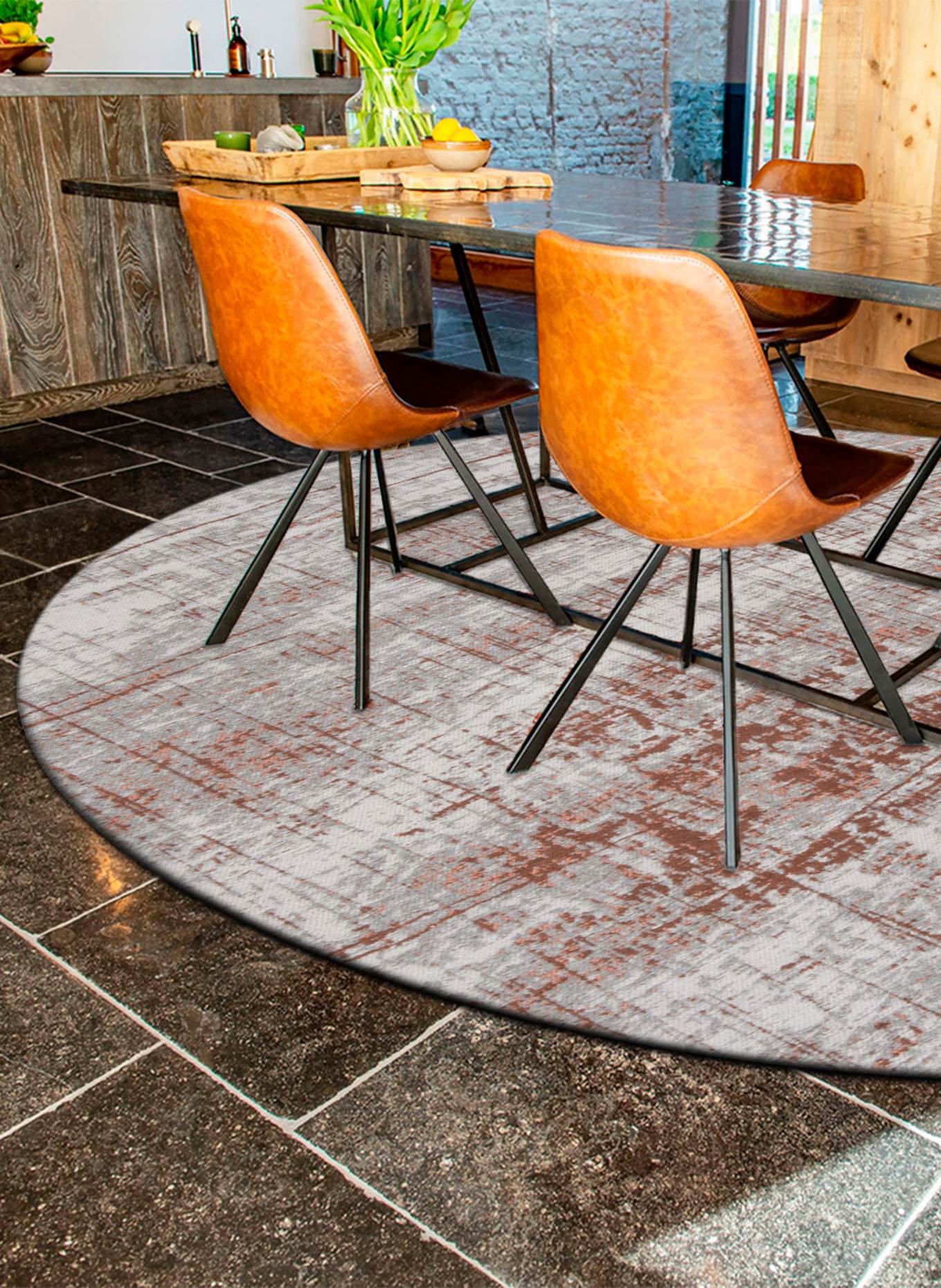 louis de poortere Teppich MAD MEN GRIFF: BRAUN