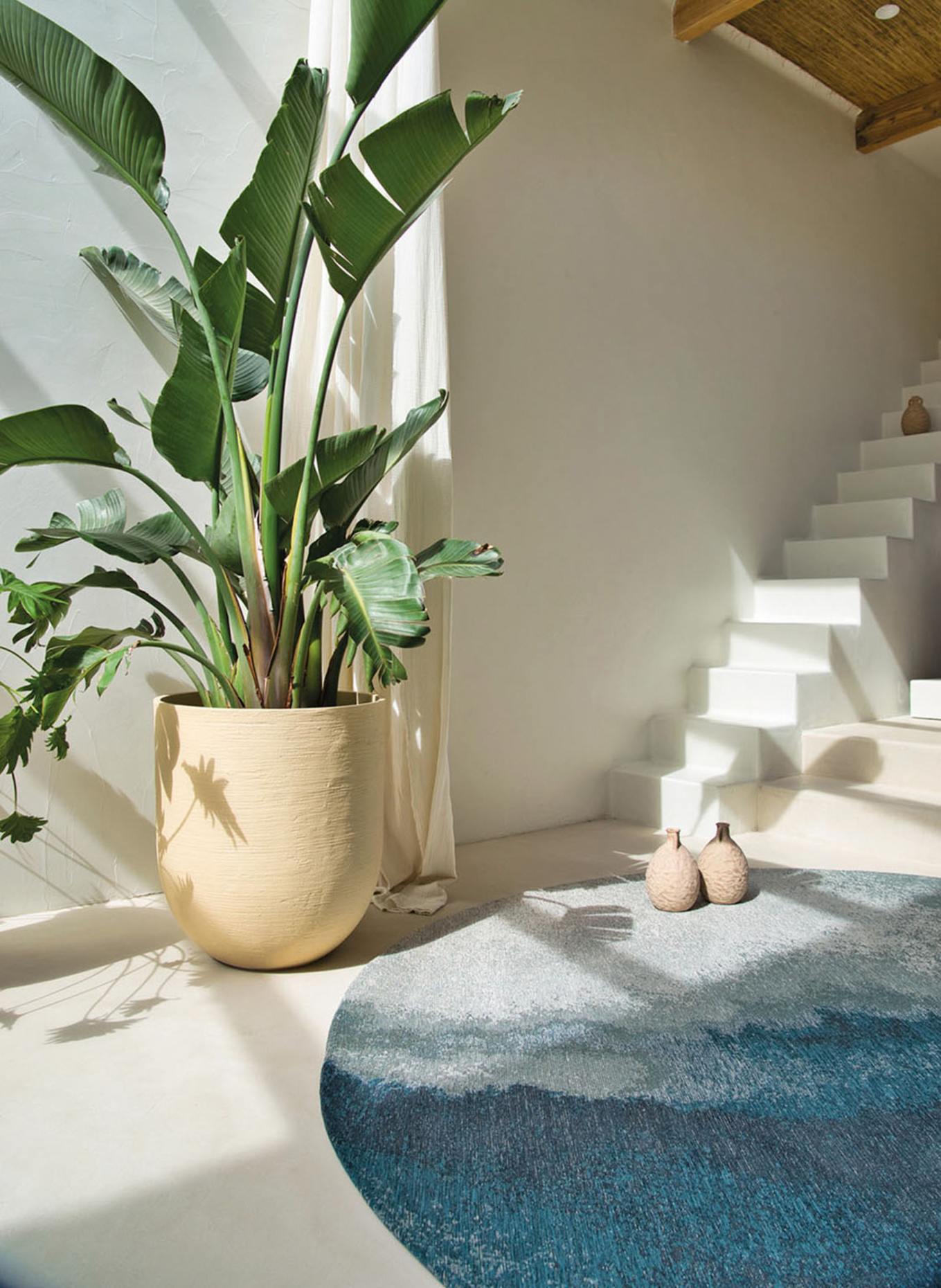 louis de poortere Teppich MEDITATION LAGOON: BLAU