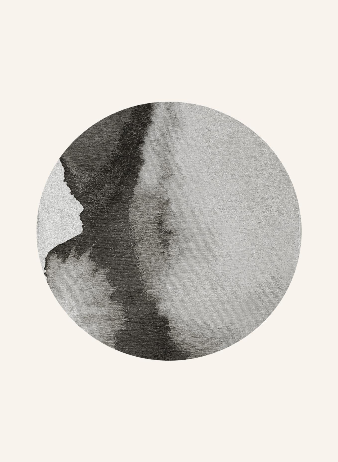 louis de poortere Teppich MEDITATION LAGOON: SCHWARZ