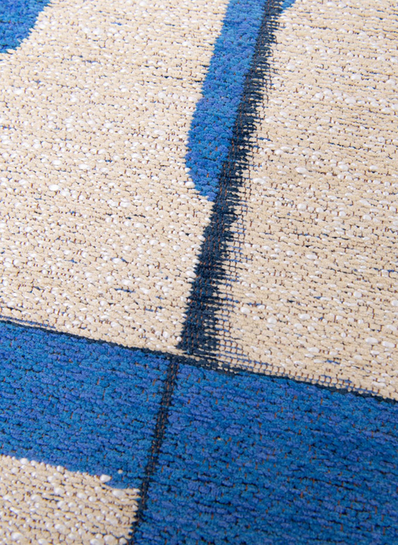 louis de poortere Teppich CRAFT PAPERCUT: BLAU