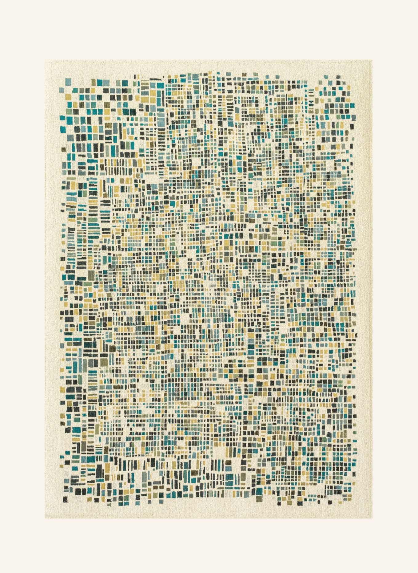 louis de poortere Teppich GALLERY CUBIK: GRÜN