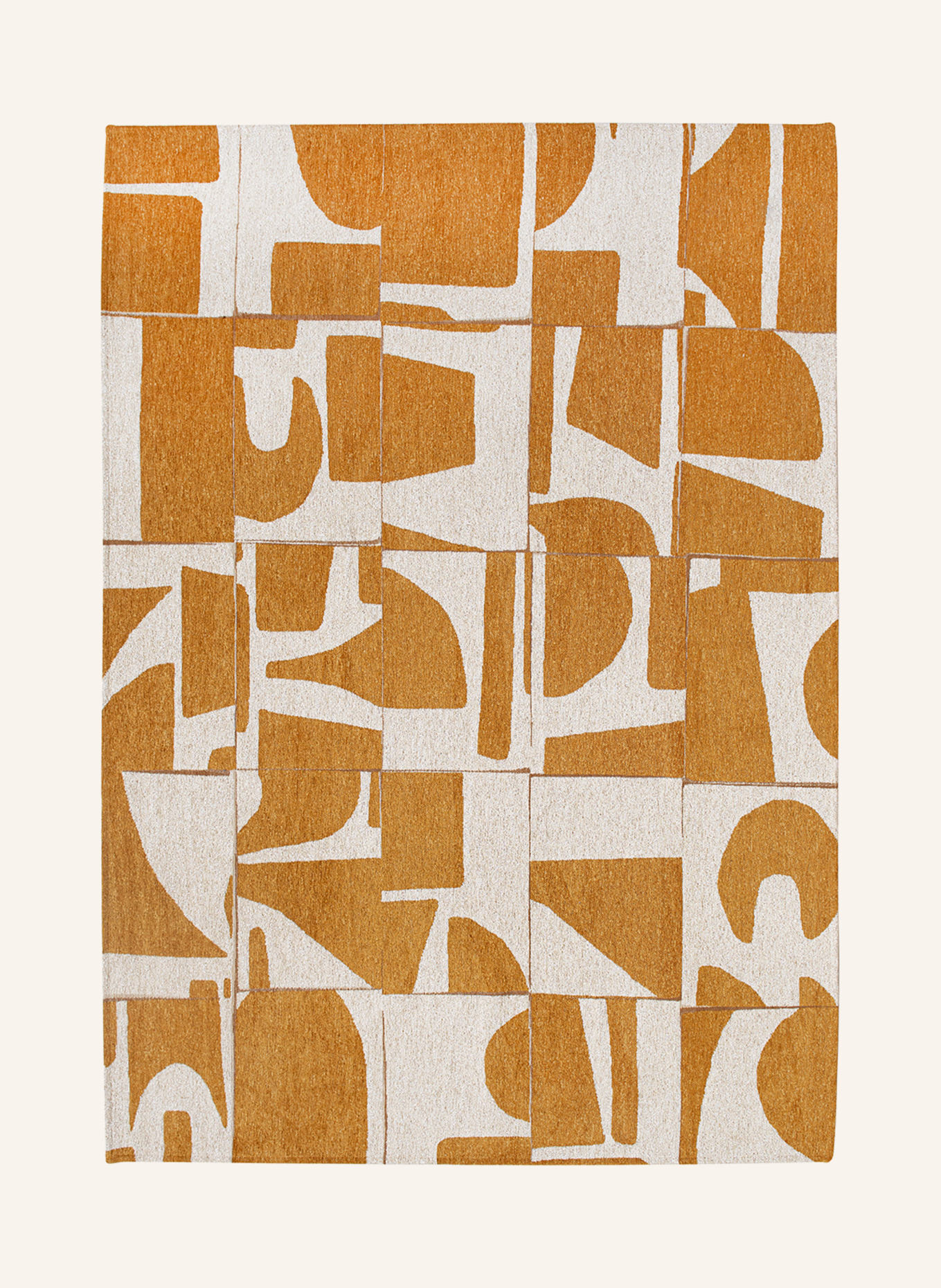 louis de poortere Teppich CRAFT PAPERCUT: GELB