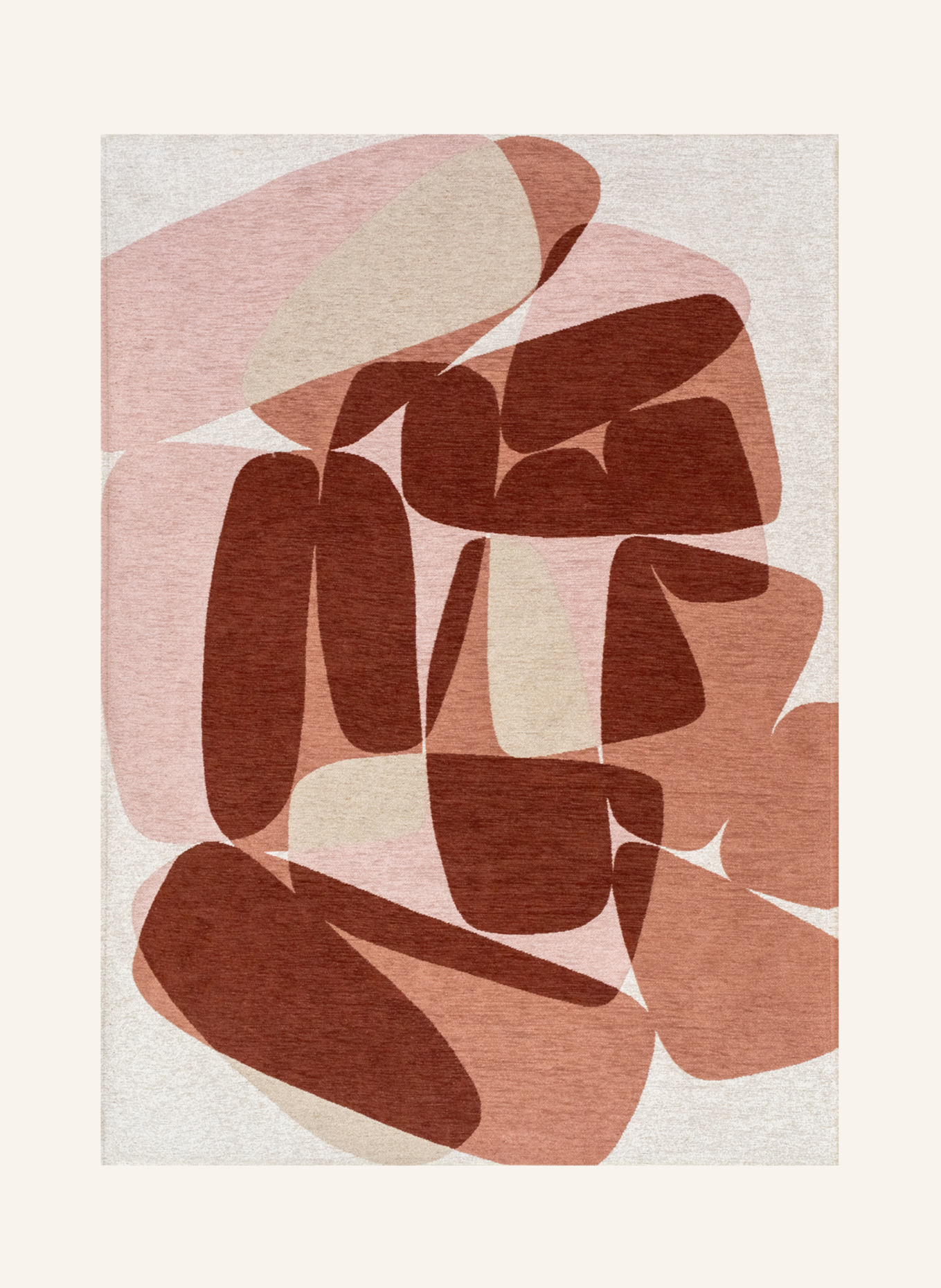 louis de poortere Teppich GALLERY STONES: ROSA