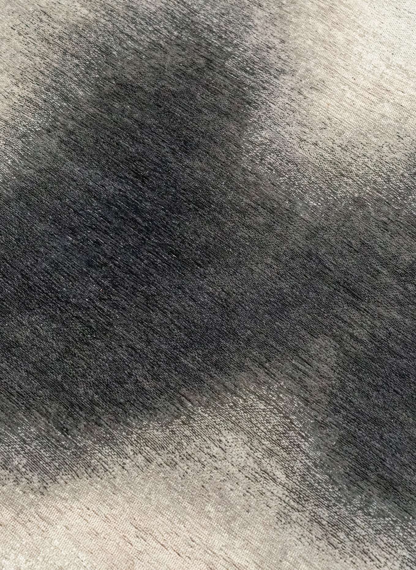 louis de poortere Teppich MEDITATION AQUARELLE: SCHWARZ