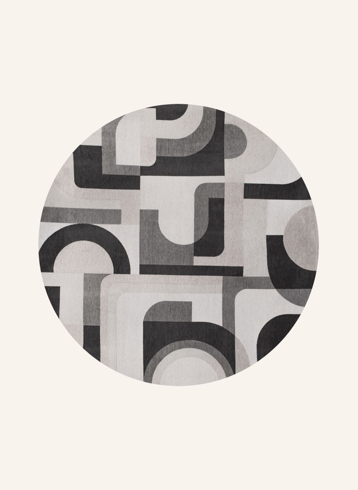 louis de poortere Teppich NUANCE MODULE: GRAU