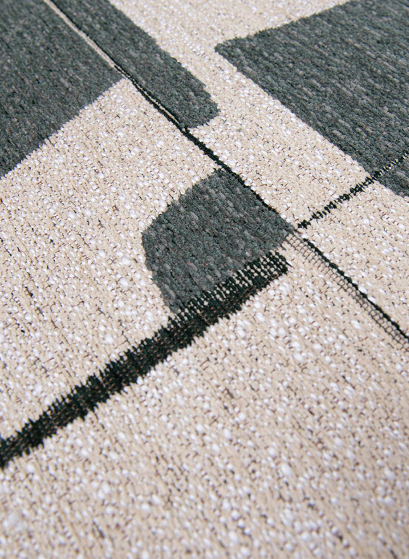 louis de poortere Teppich CRAFT PAPERCUT: GRAU