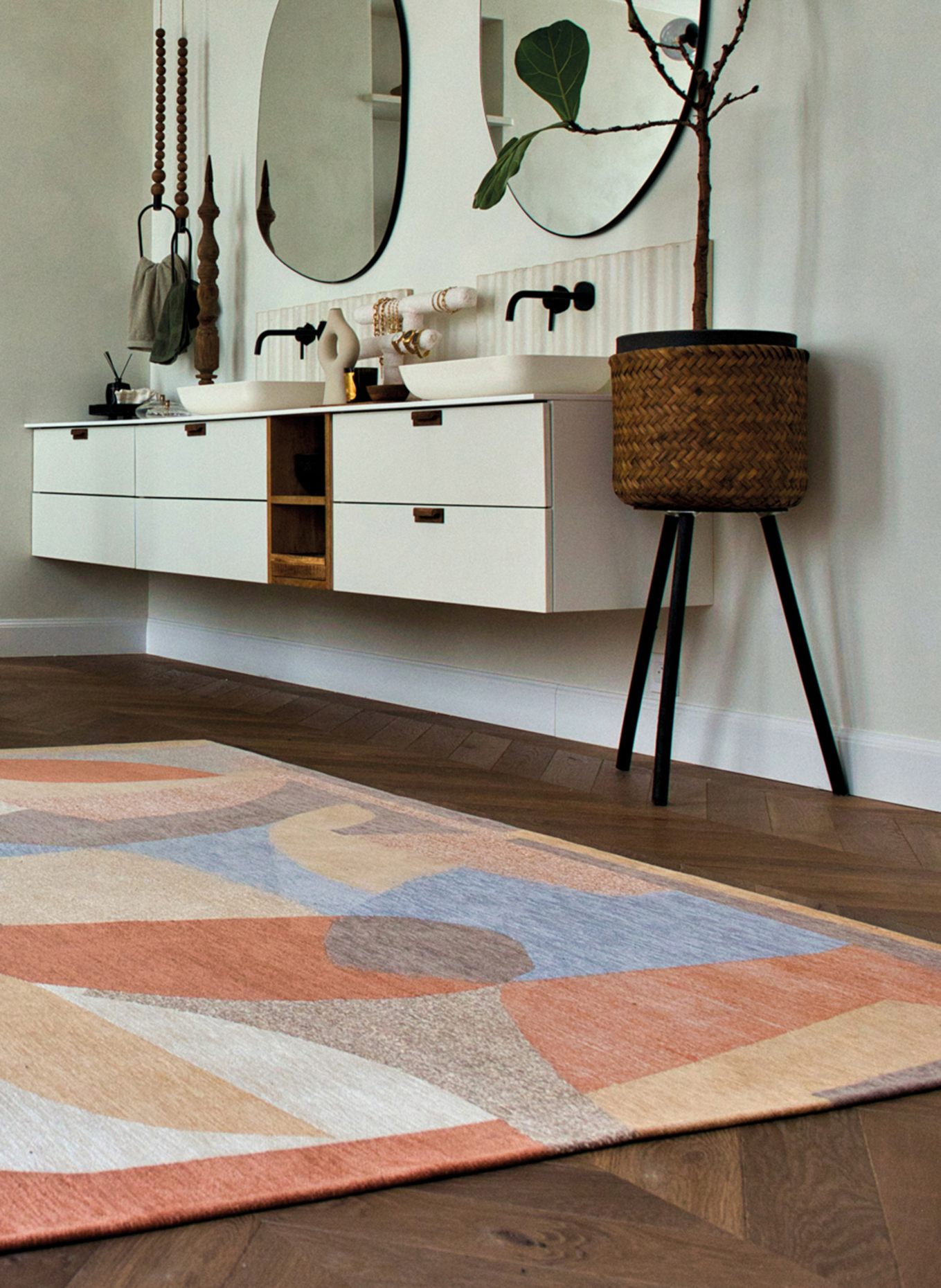 louis de poortere Teppich GALLERY SHAPES: ROSÉ