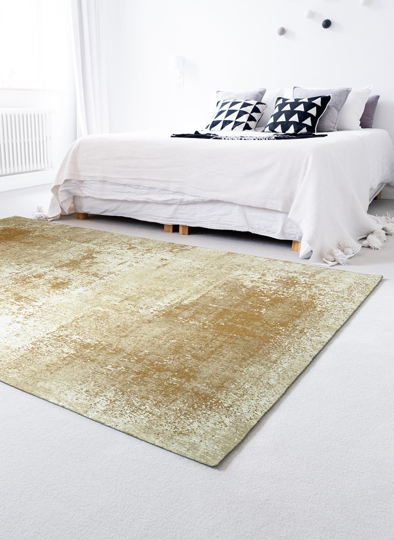 louis de poortere Teppich MAD MEN VIRGIN LAND: GELB