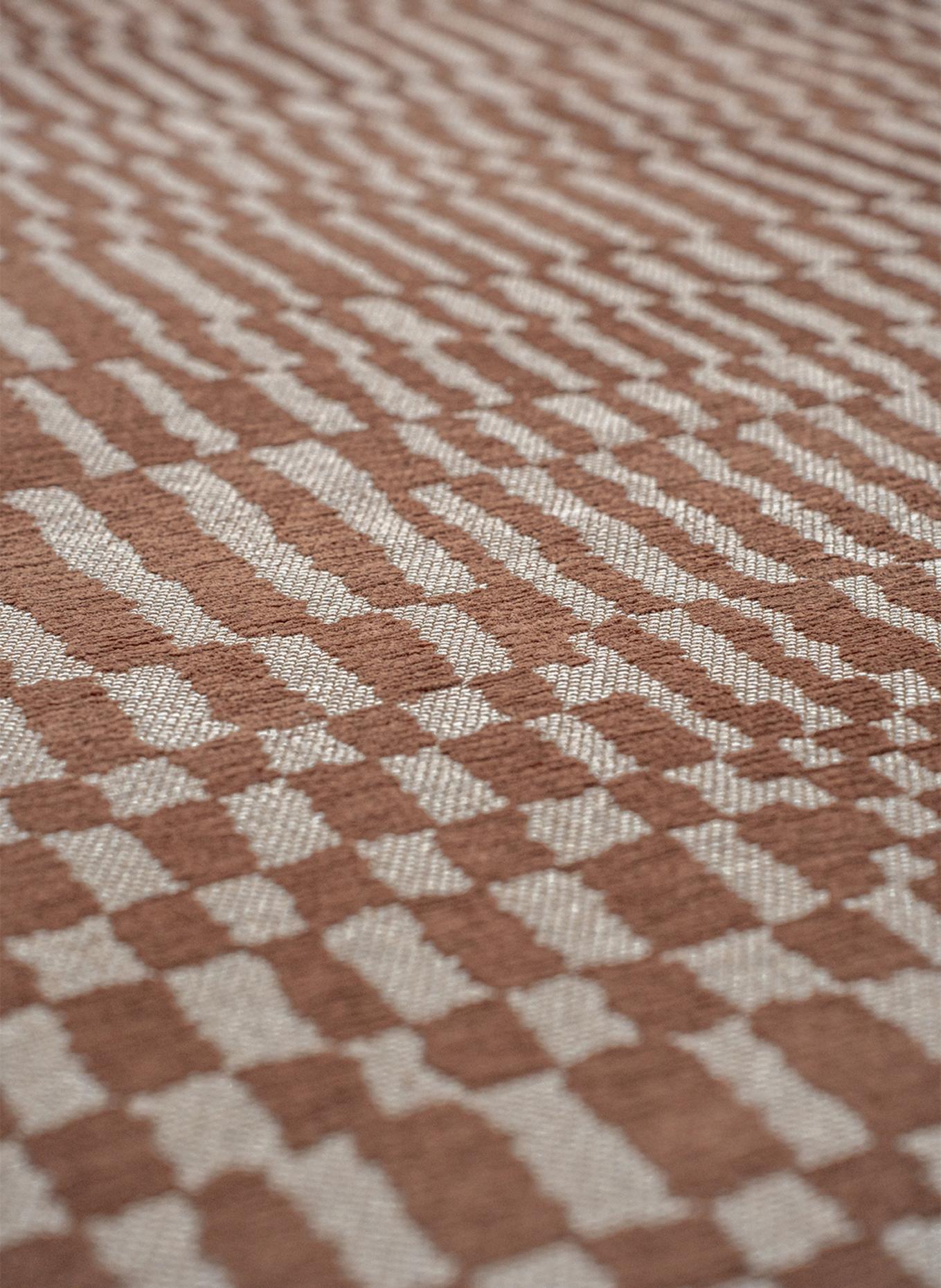 louis de poortere Teppich STRUCTURES BERBER: ROT