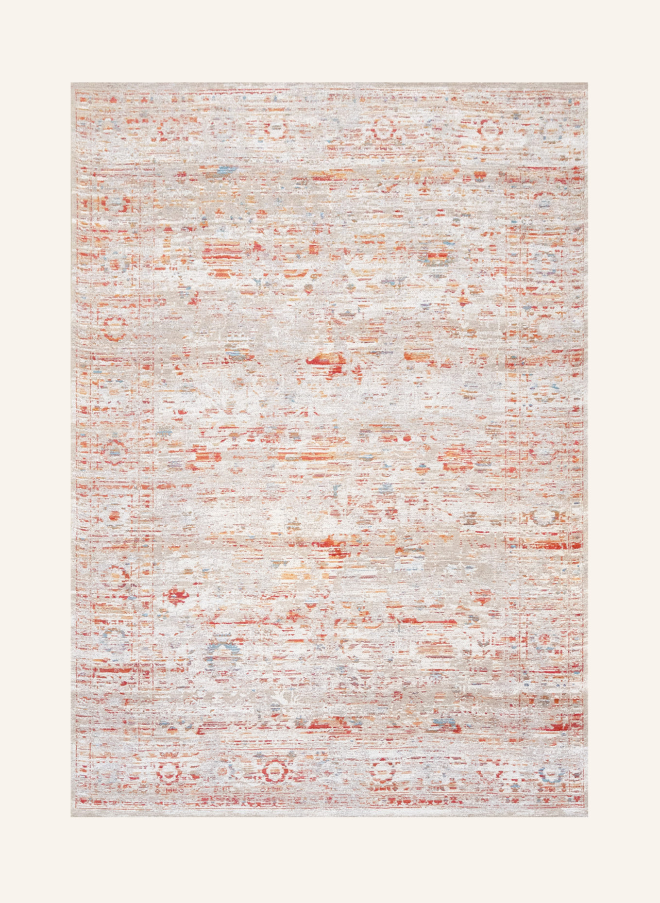 louis de poortere Teppich ANTIQUARIAN USHAK: ROT