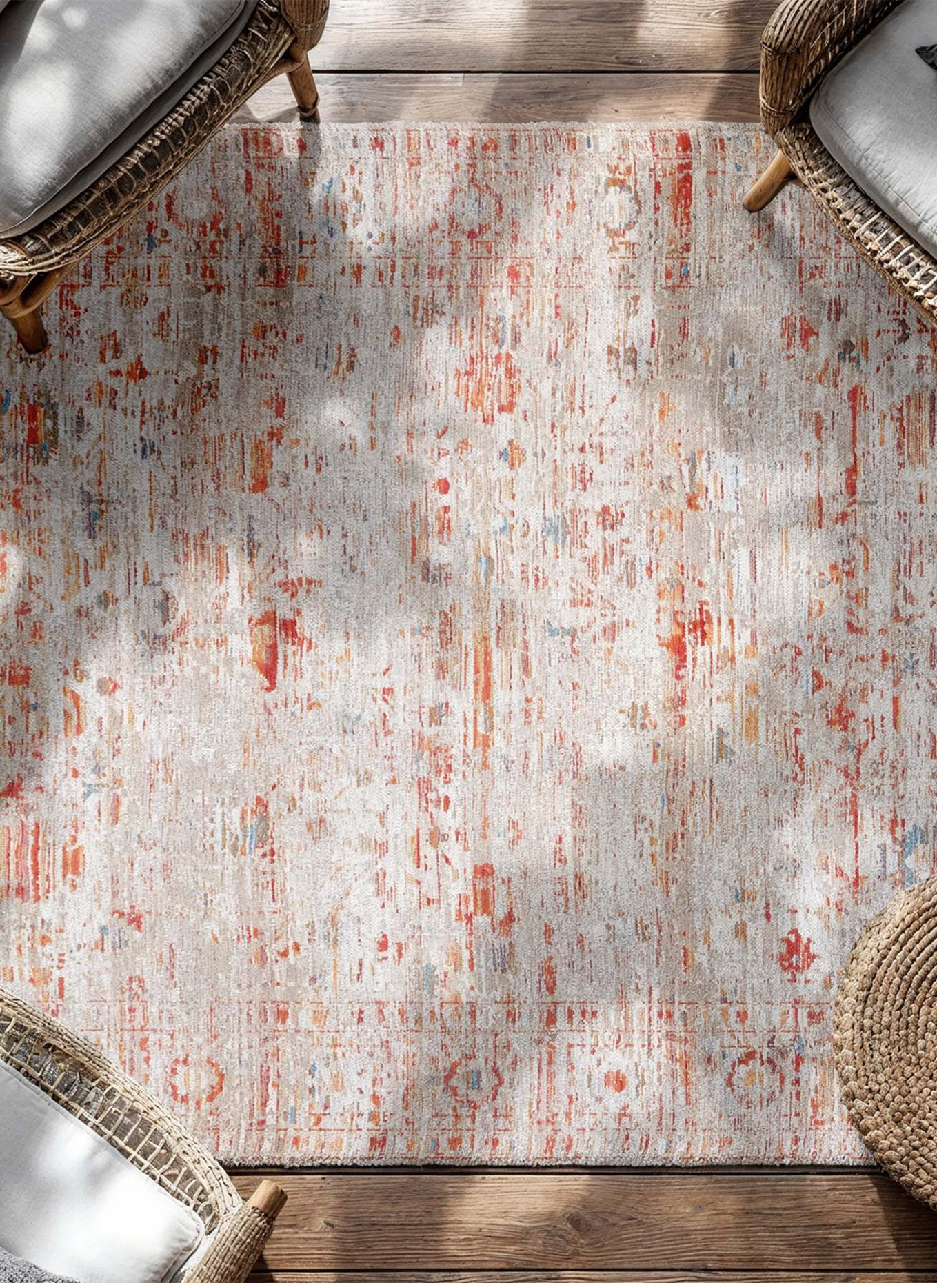 louis de poortere Teppich ANTIQUARIAN USHAK: ROT